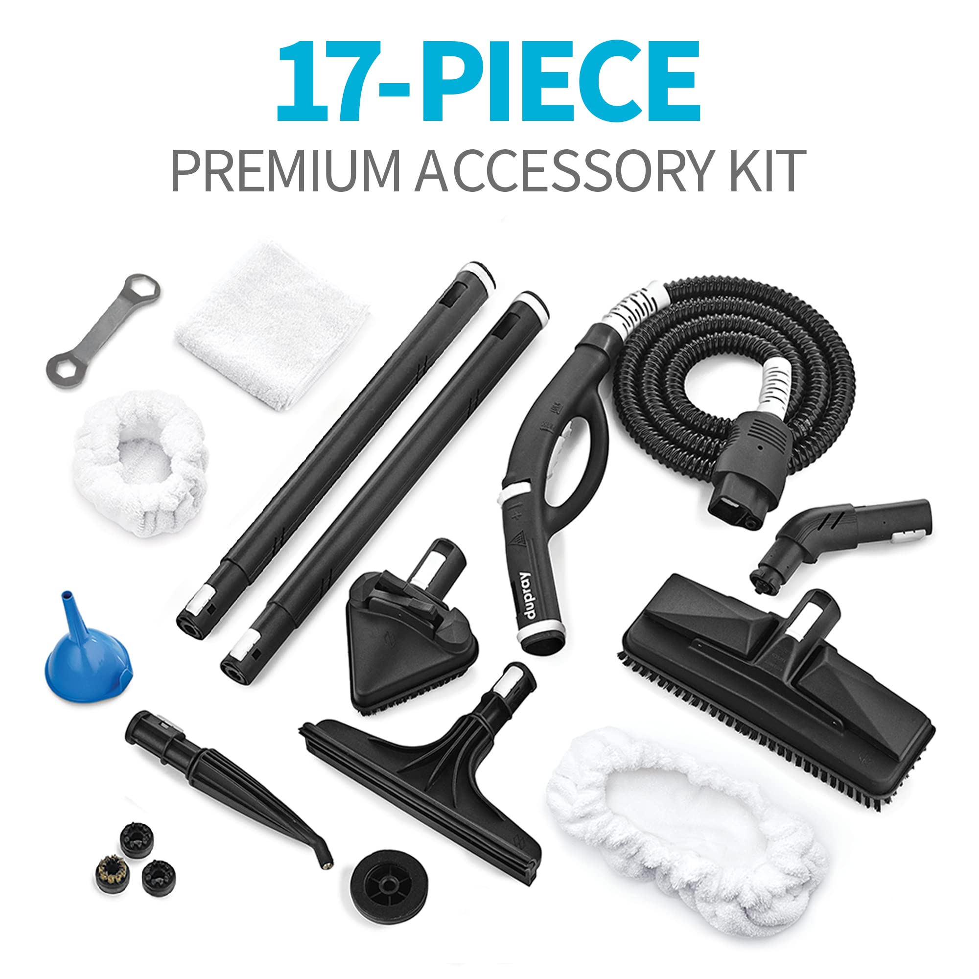 Dupray One Plus Steam Cleaner  Most Powerful Home And Professional, Chemical Free, Disinfecting, Portable Steamer For Cars, Floo