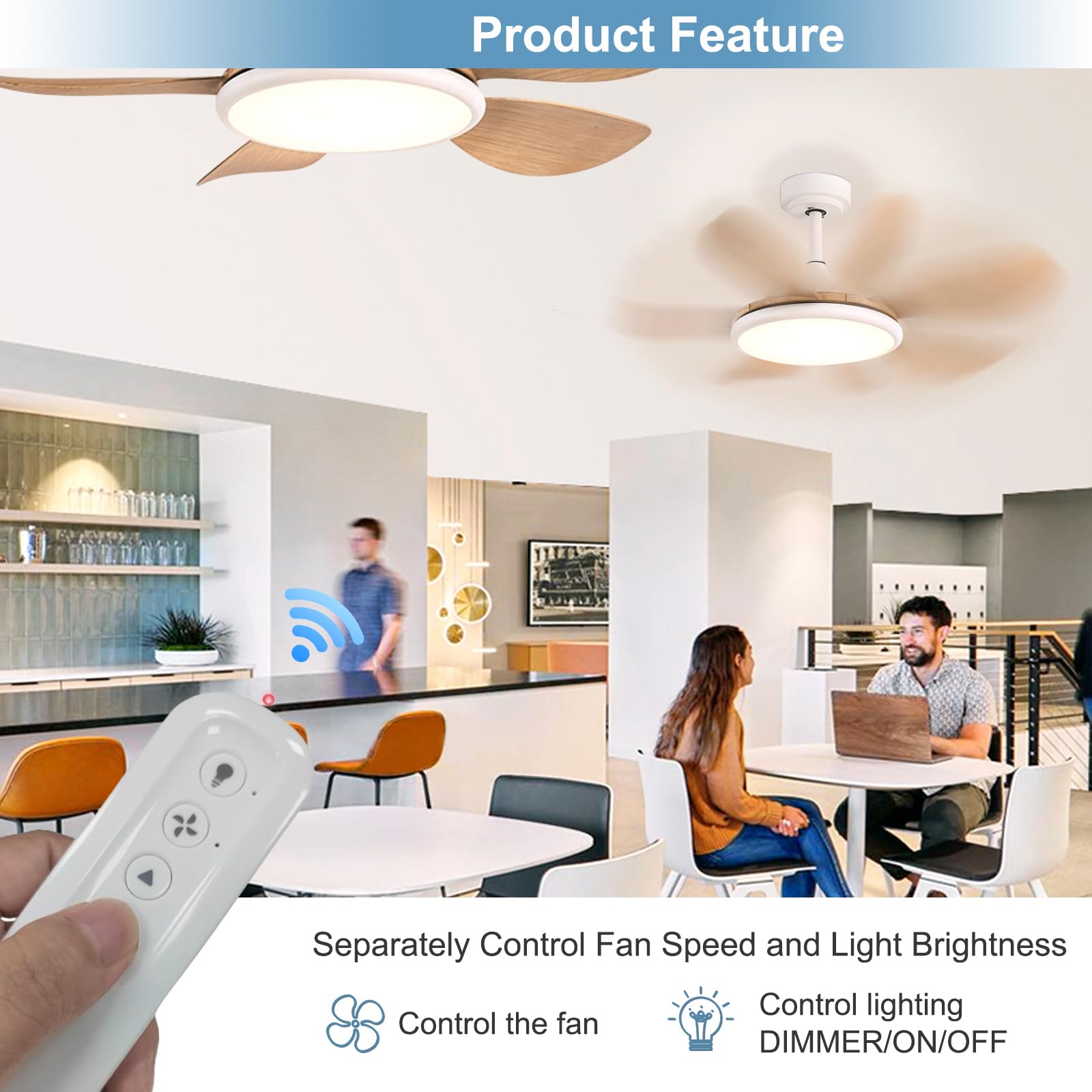 Replacement Remote 99770 99392 99118 99122 99123 99119 Ceiling Fan Remote Control Compatible With Hunter