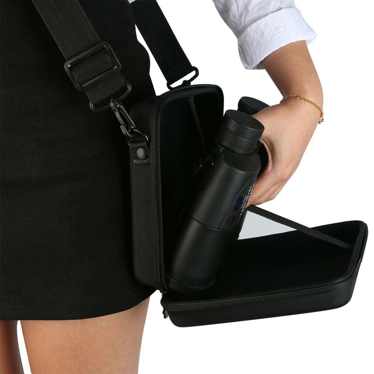 Khanka Hard Travel Case Replacement For Olympus Trooper 10X50 Dps/Bushnell Powerview Binoculars