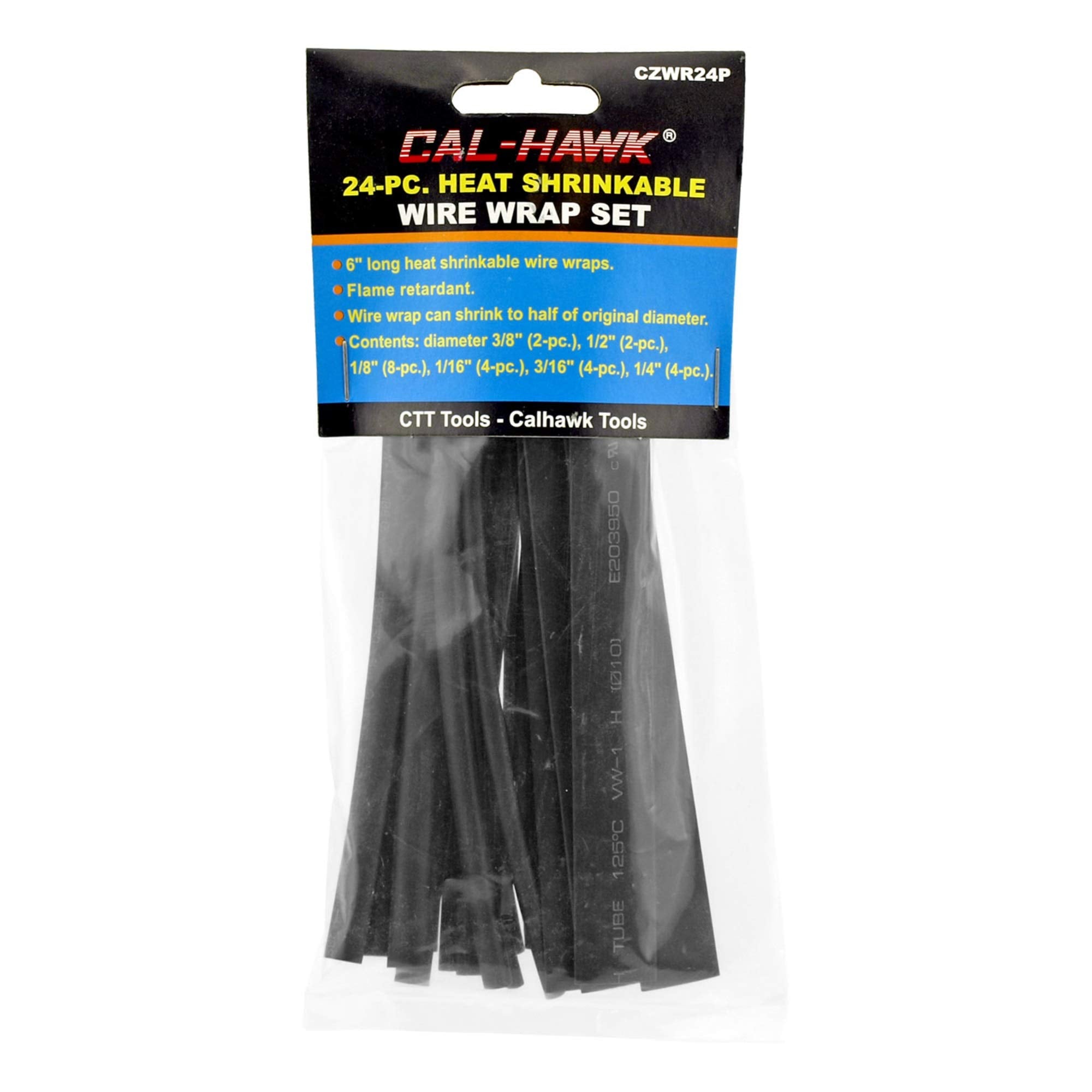 24 Pc. Heat Shrinkable Wire Wrap Set