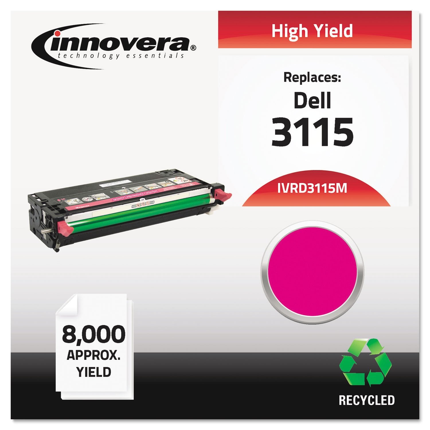 Innovera Ivrd3115M Remanufactured 310 8399 3115 Toner