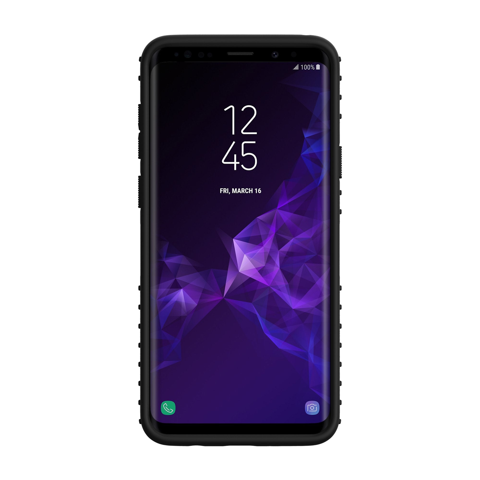 Under Armour Ua Protect Grip Case For Samsung Galaxy S9+   Black/Black (Uasa 015 Blk)