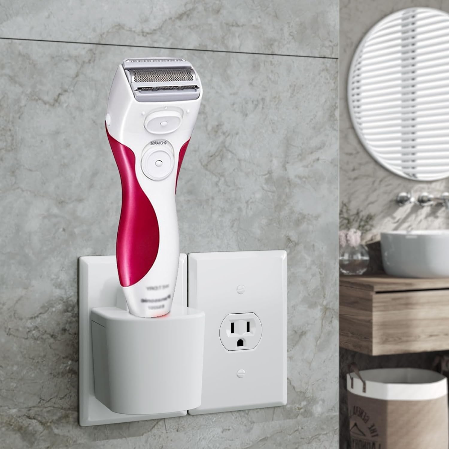 Wet Dry Shaver Charger Stand Compatible With Panasonic Women Close Curves Electric Razor For Es Wl60 Es Wl80 Es2207P Es2216Pc Re