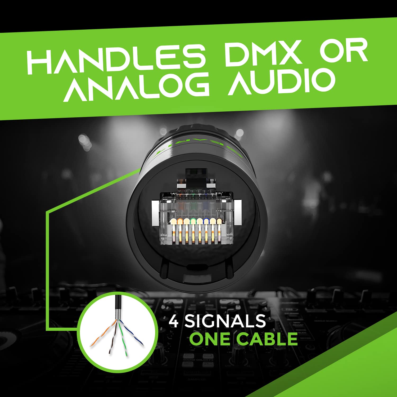 Gearit Cat6 Ethernet Cable, Ethercon Compatible (250 Feet) Rj45 Connectors For Pro Audio, Aluminum Shielded, Oxygen Free Copper