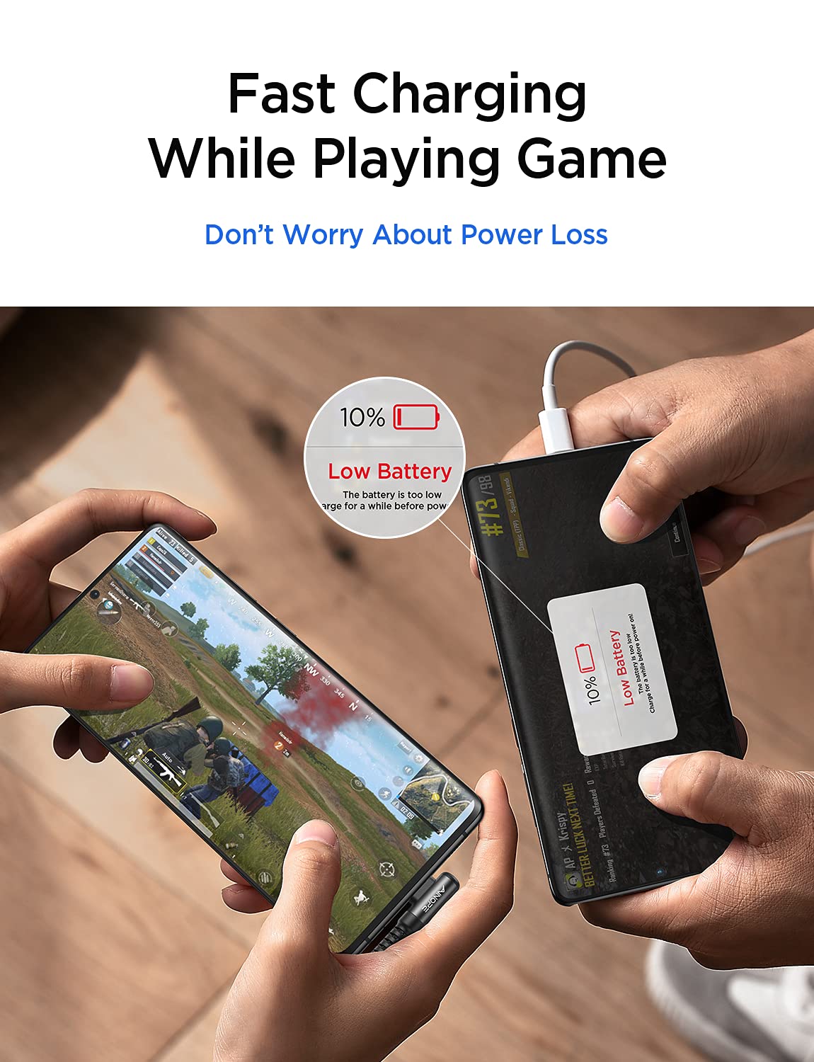 Ainope Black Usb C To Usb C Cable 60W 2Pack 6.6Ft For Iphone 15 Pro Max Ipad Macbook Samsung Galaxy Carplay Car Cell Phone Acces