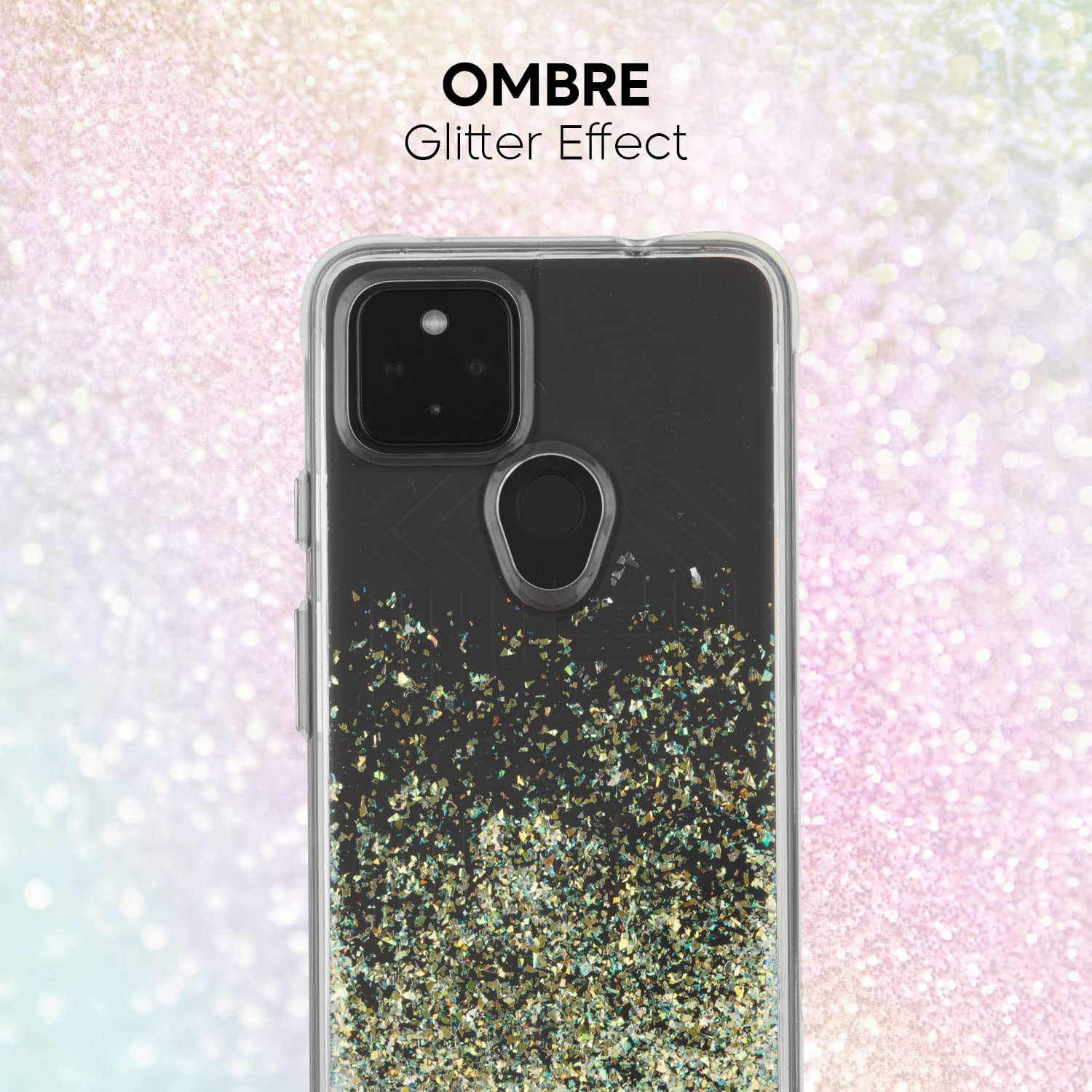Case Mate   Case For Google Pixel 5 6.0 Inch   Twinkle   Reflective Foil Elements   Stardust