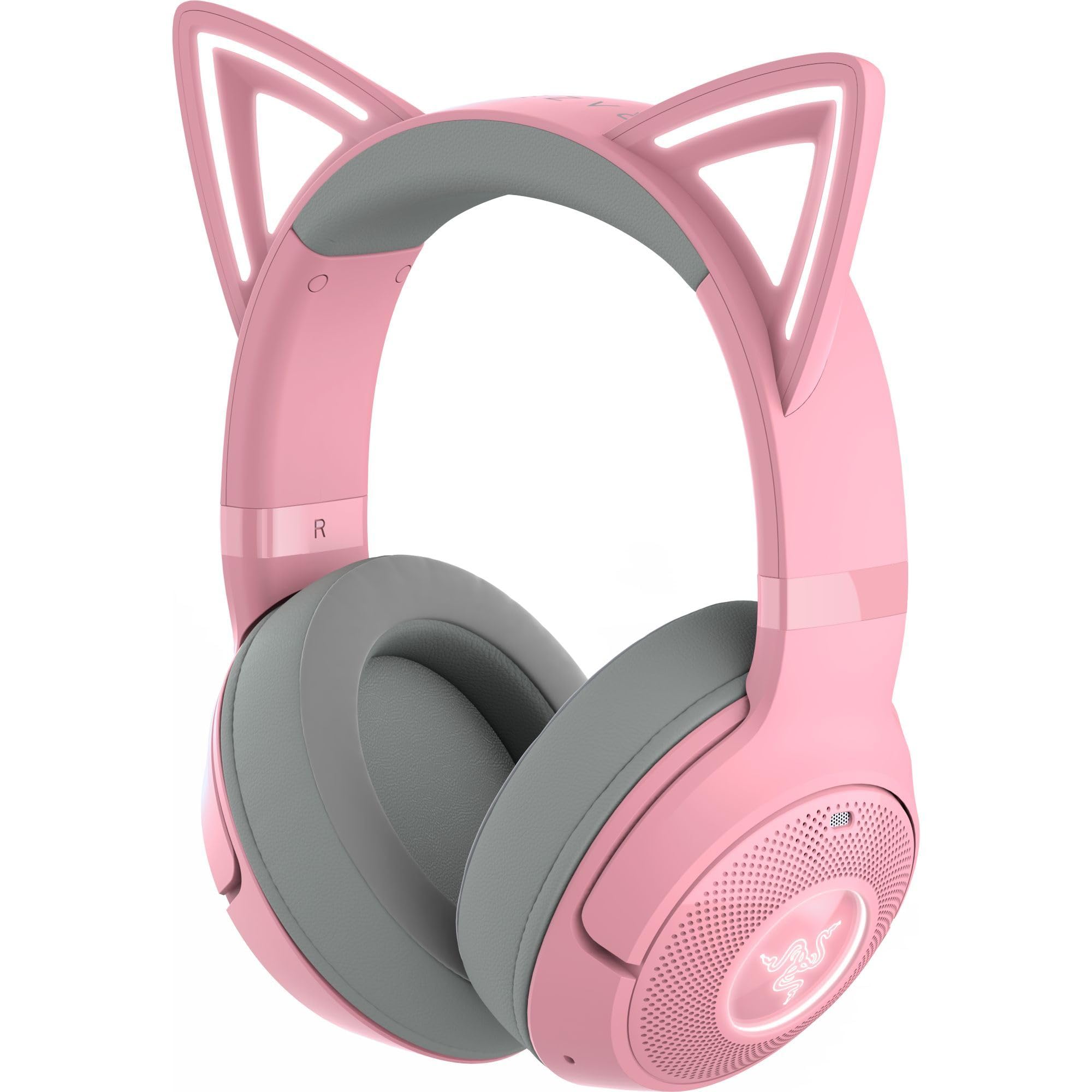 Razer Kraken Kitty V2 Bt Wireless Rgb Headset: Chroma Rgb Kitty Ears & Earcups   Bluetooth 5.2 40 Mm Drivers   Noise Cancelling