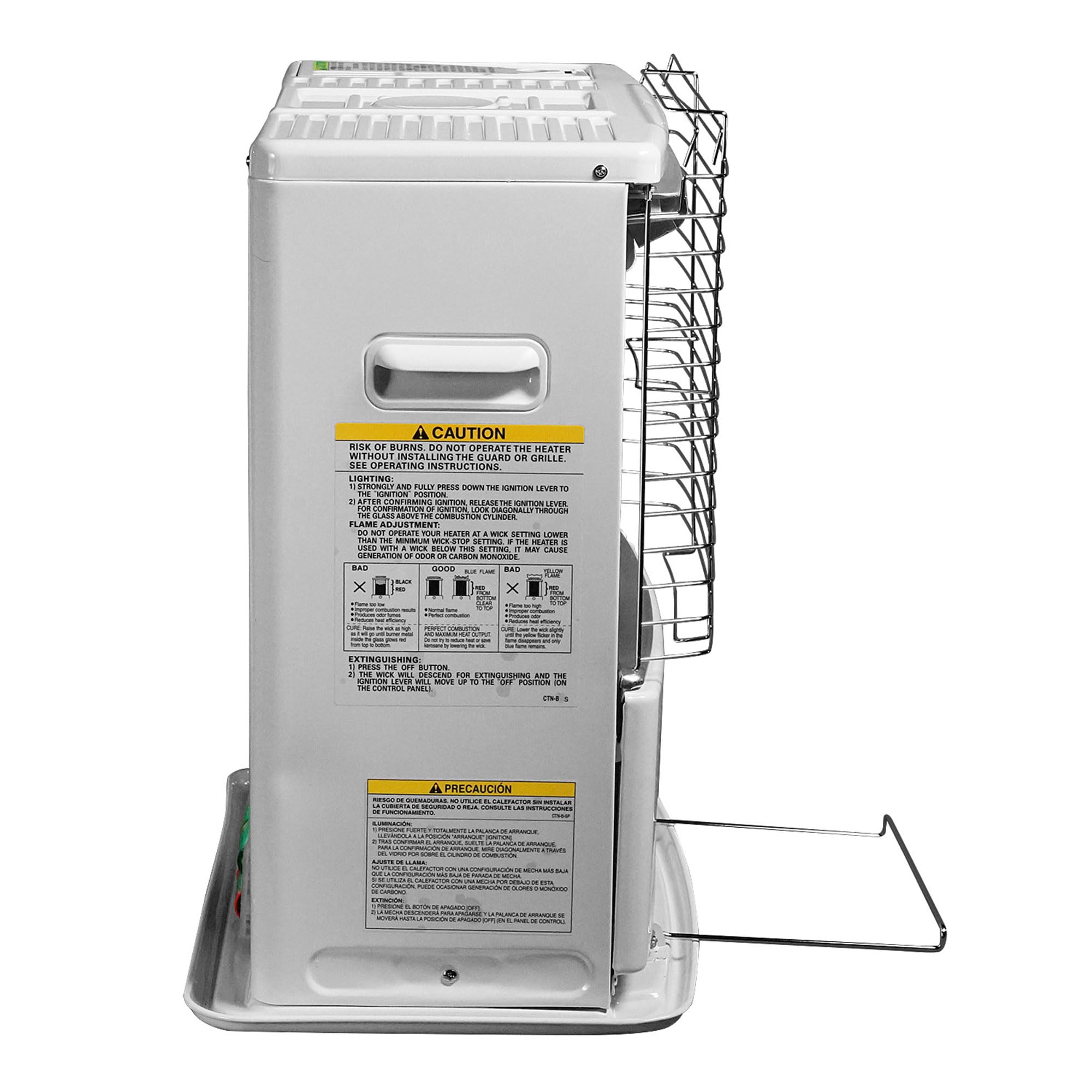 Sengoku Heatmate Economic Portable Radiant Kerosene 10000 Btu Space Heater With Automatic Safety Shut Off For 380 Square Feet Of