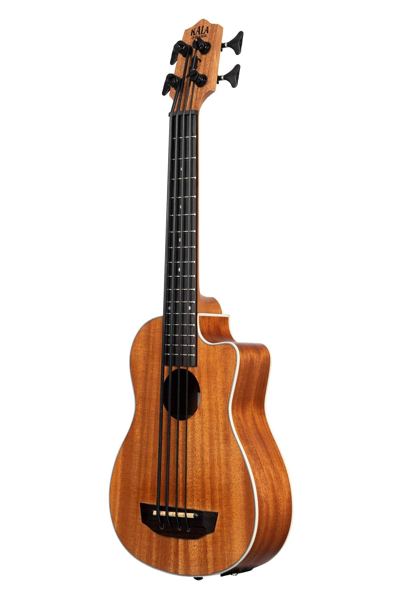 Kala Brand Music Co., 4 String Ukulele, Right, Natural, Ubass Scout Fs