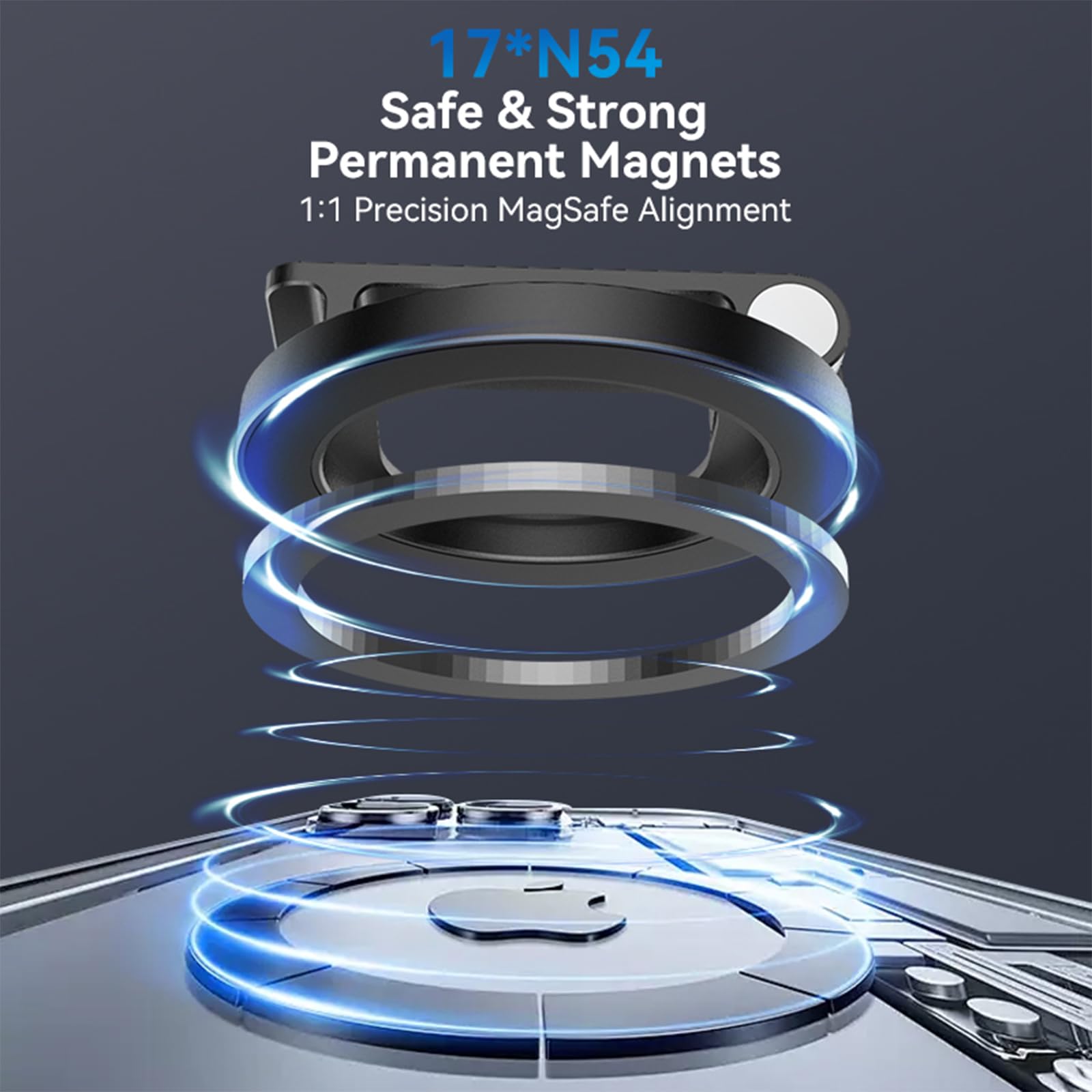 Moofit Magnetic Phone Holder, Magnet Fitness Phone Mount Accessory For Gym, Fitness Bikes, Workout Equipment, Stroller And Cart