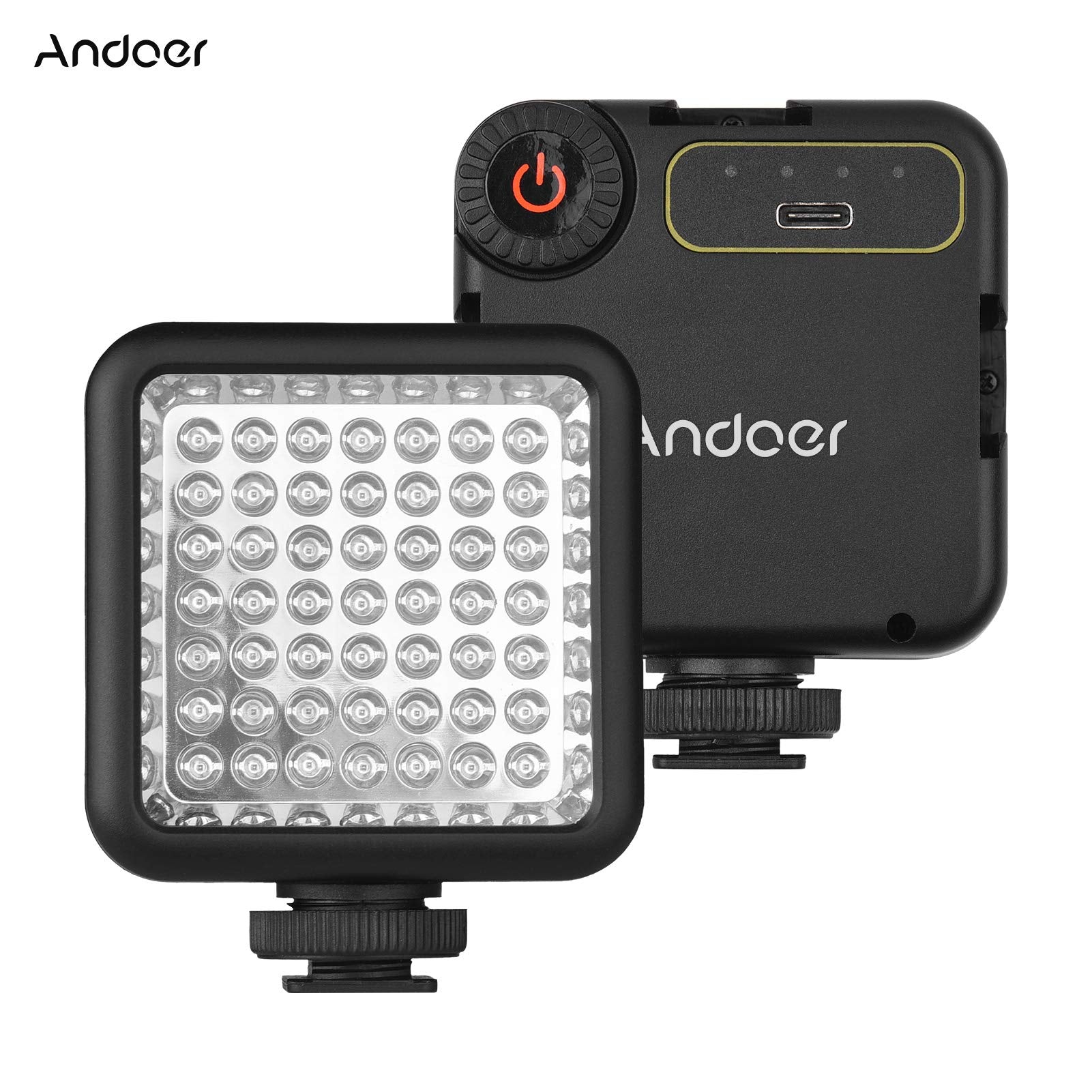 Mini Ir Night Vision Light Infrared Photography Light For Video Camera Camcorder Built In Rechargeable Battery With 3 Cold Shoe