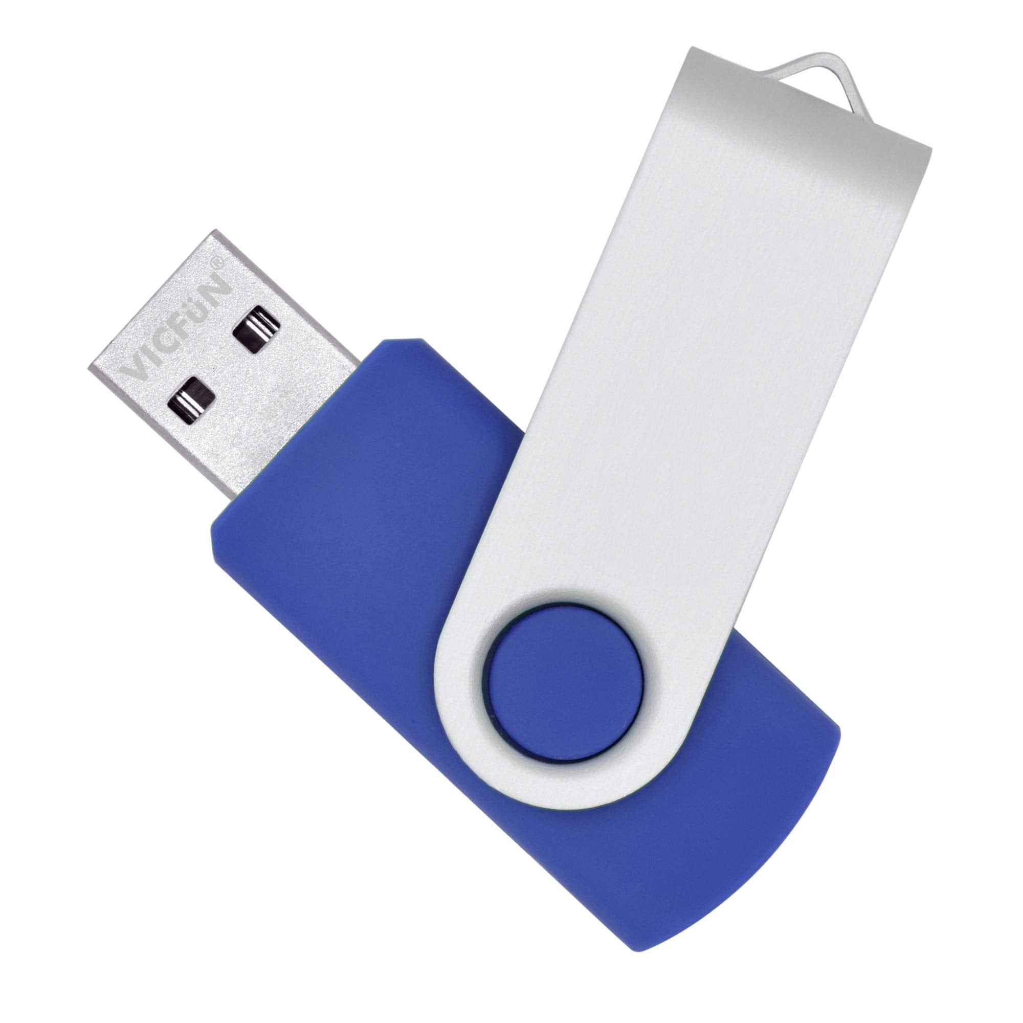 Vicfun 20 Pack 16Gb Usb Flash Drives Bulk 16Gb Flash Drive 20 Pack Usb2.0 Blue