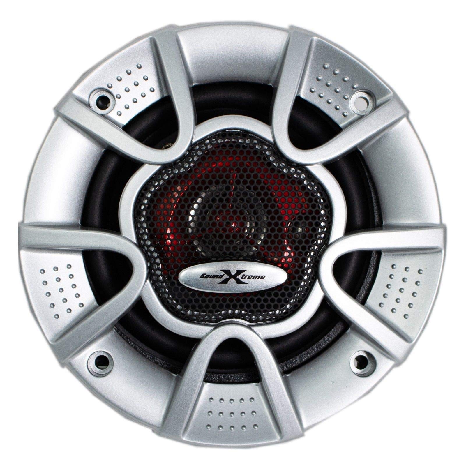 Pair Of Soundxtreme 4'' In 3 Way 220 Watts Coaxial Car Speakers Cea Rated (2 Speakers)