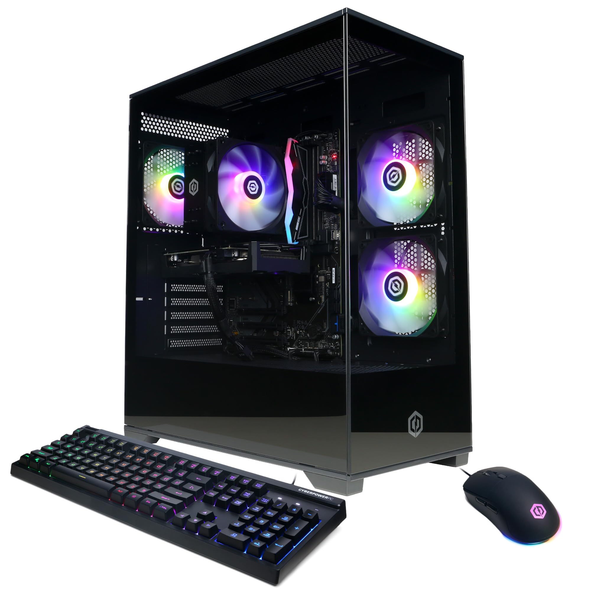 CyberPowerPC Gamer Supreme Gaming PC, AMD Ryzen 5 8400F 4.2GHz, GeForce RTX 5060 Ti 8GB, 16GB DDR5, 1TB PCIe 4.0 SSD, WiFi Ready