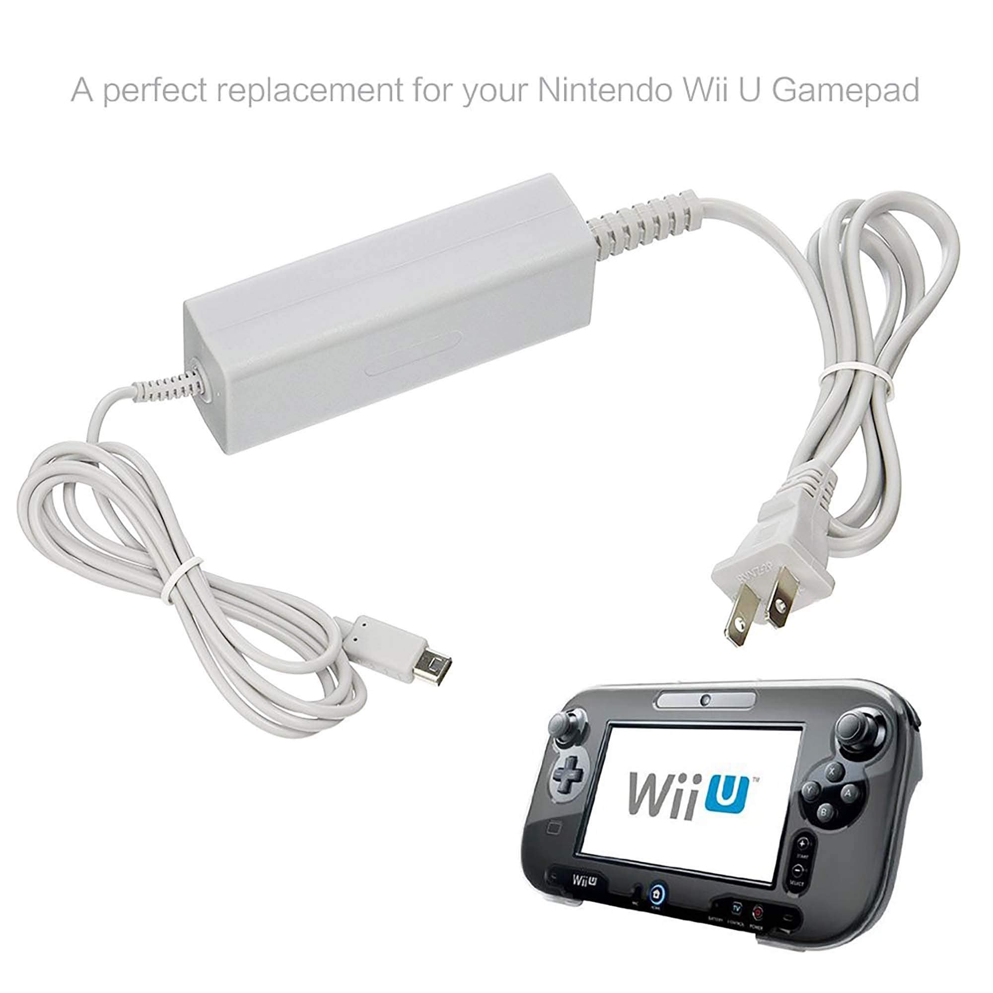 Charger For Wii U Gamepad, Ac Power Adapter Charger For Nintendo Wii U Gamepad Remote Controller