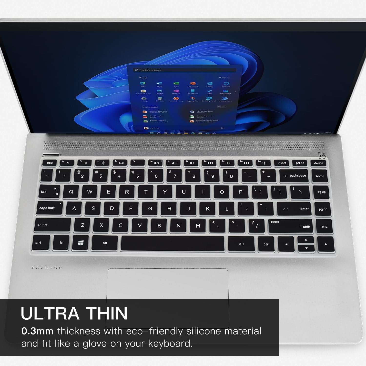 Keyboard Cover For Hp 14 Laptop/Pavilion X360 14M Ba/Cd 14M Dh 14 Bf 14 Cm 14 Cf 14 Df 14 Dk 14 Ds 14 Dq 14 Fq 14 Dq0052Dx 14 Dq