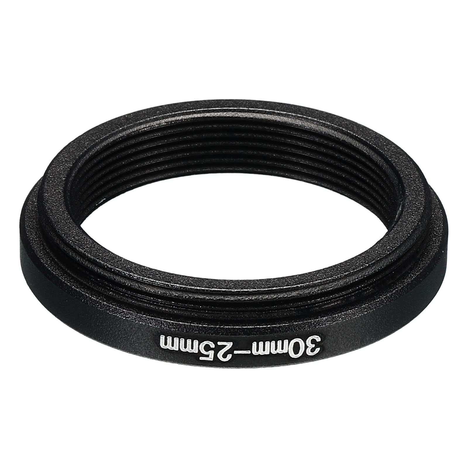 Patikil 30Mm 25Mm Metal Step Down Ring, Camera Lens Filter Adapter Ring Aluminum Filter Adapter Ring For Camera Lenses Hood, Bla