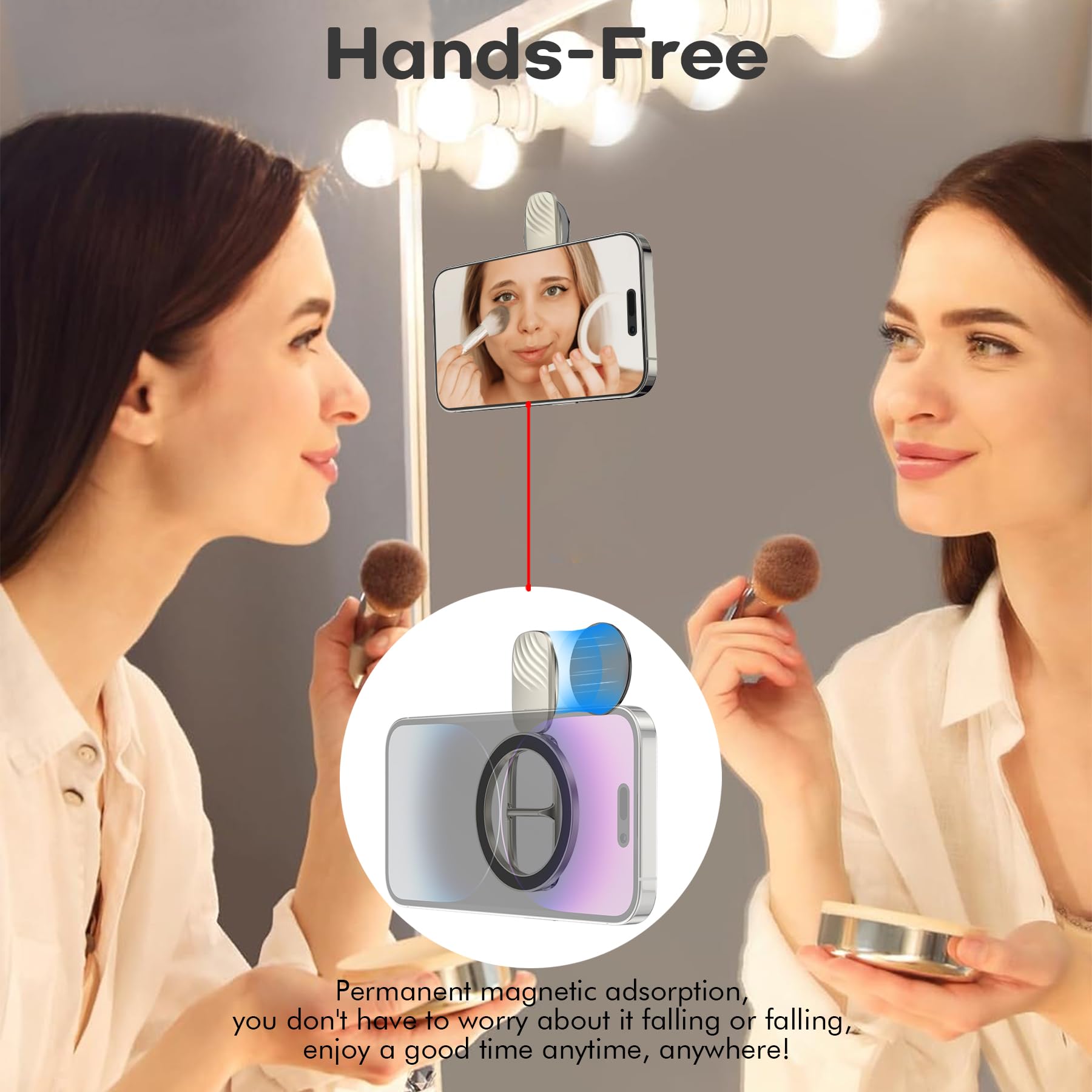 Allengel For Husband Magnetic Phone Grip Ring Holder For Magsafe, Magnet Cell Phone Grip Stand Finger Ring Kickstand Magnetic Co