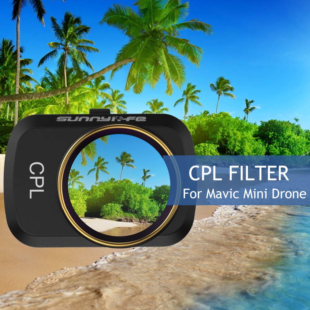 Lens Filter Set Compatible With Dji Mini 4K/Mini 2/Mavic Mini/Mini Se/Mini 2 Se Accessories 6Pcs Filter Combo Multi Coated Filters Camera Lens (Cpl Mcuv Nd4 Nd8 Nd16 Nd32)