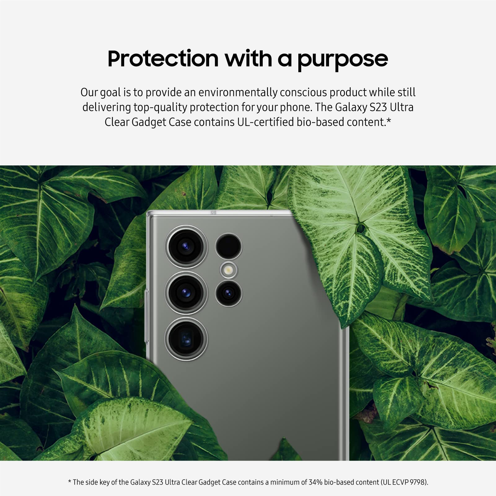 Samsung Galaxy S23 Clear Gadget Phone Case, Protective Cover W/Grip, Kickstand, Premium Clarity, Detachable Mount For Accessorie