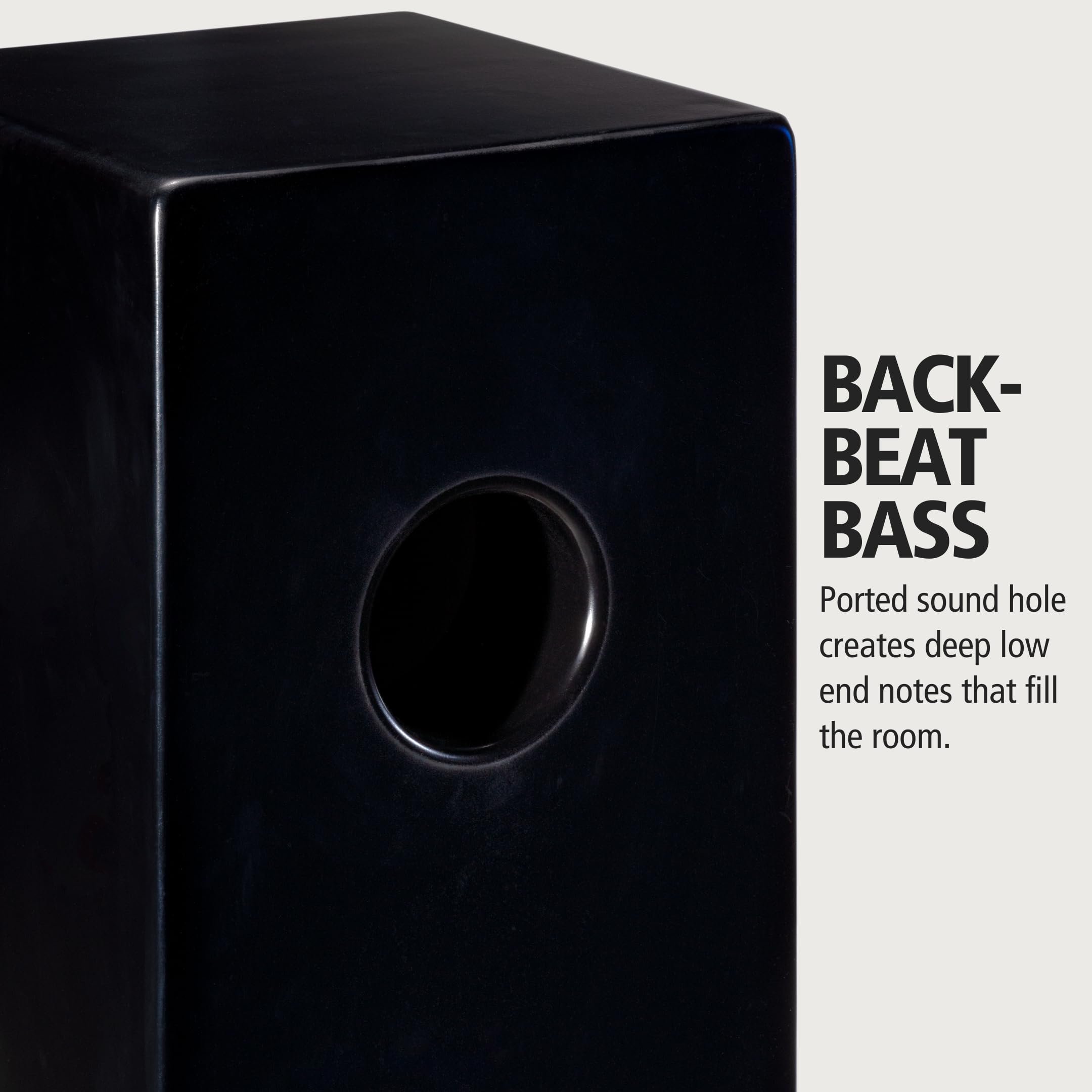 Meinl Percussion Jumbo Backbeat Bass Cajon Box Drum With Ported Sound Hole And Snares   Not Made In China   For Acoustic Music,