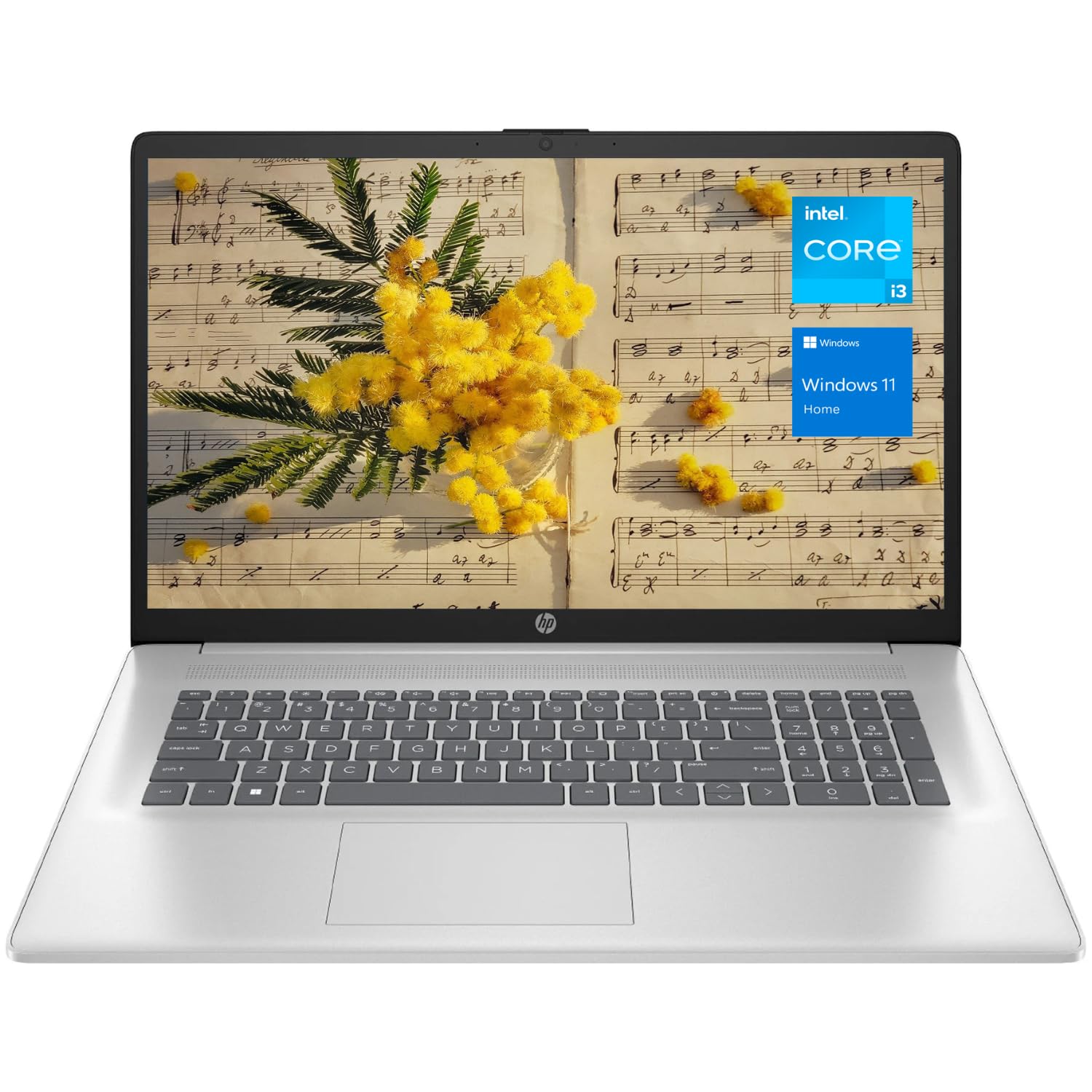 HP Essential 17.3 FHD Laptop, Intel Core i3-1215U, 16GB RAM, 1TB PCIe SSD, Numeric Keypad, Webcam, Wi-Fi, HDMI, Windows 11 Home,