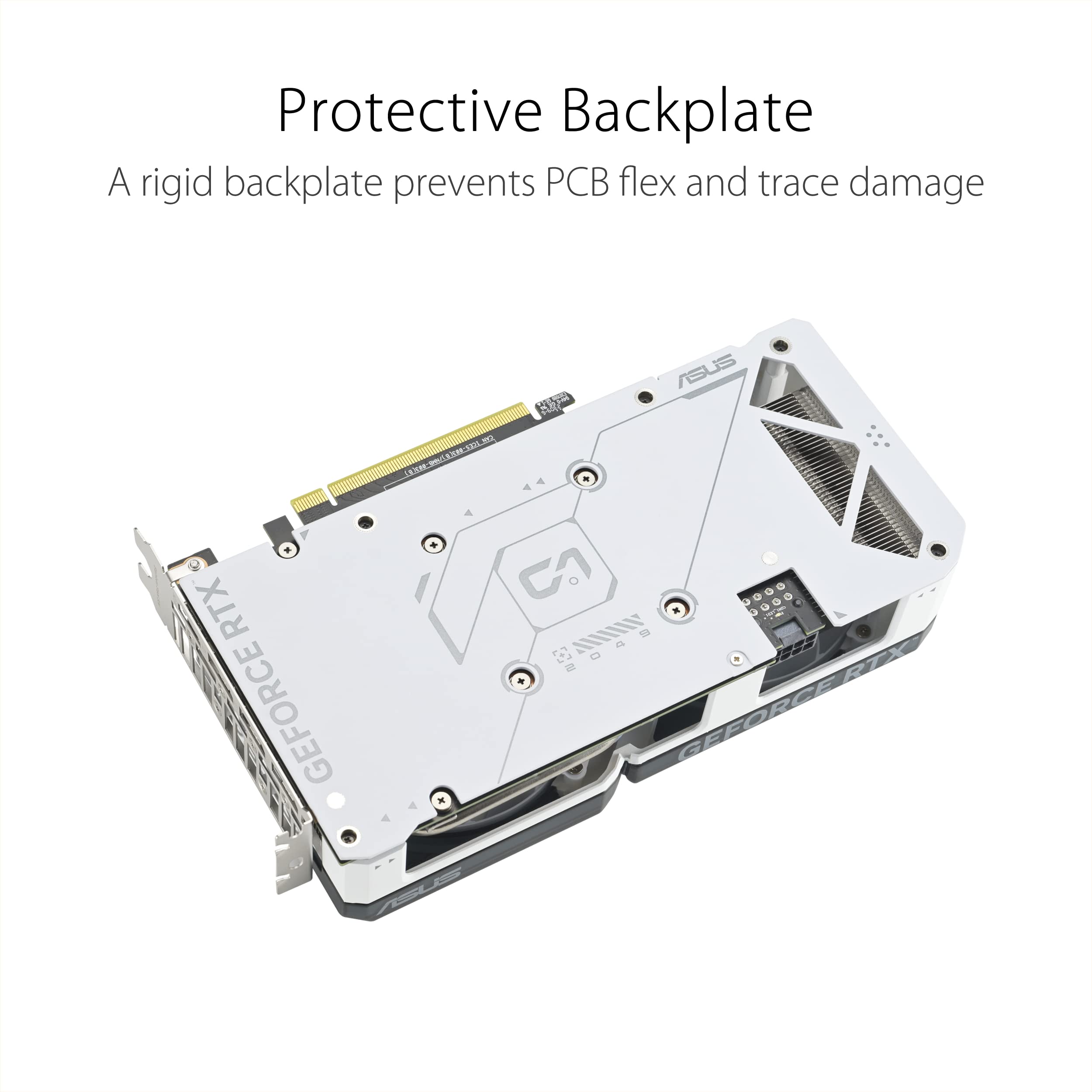 Asus Dual Geforce Rtx 4060 Ti White Oc Edition 8Gb Gddr6 (Pcie 4.0, 8Gb Gddr6, Dlss 3, Hdmi 2.1, Displayport 1.4A, Axial-Tech Fa