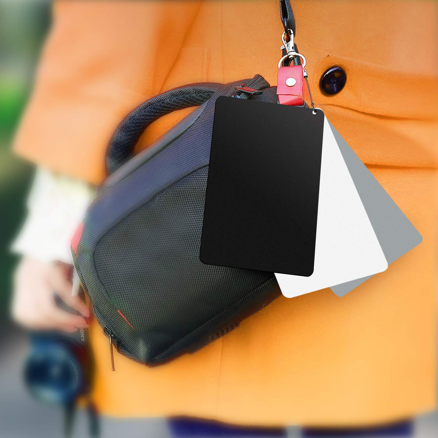 White Balance Card, Chromlives Grey Card 18% Exposure Photography White Gray Card 5.3 ' ' X 7.3 ' ' For Video Dslr And Film Phot