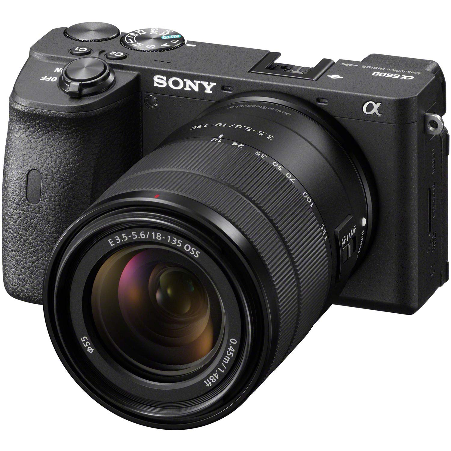 Sony Alpha A6600 Mirrorless Camera with 18 135mm Zoom Lens