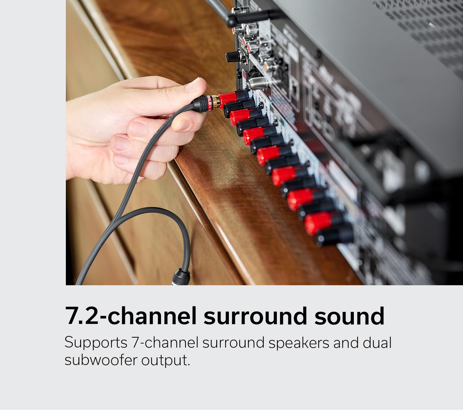 Denon Avr S770H 7.2 Ch Home Theater Receiver   8K Uhd Hdmi Receiver (75W X 7), Wireless Streaming Via Built In Heos, Bluetooth &