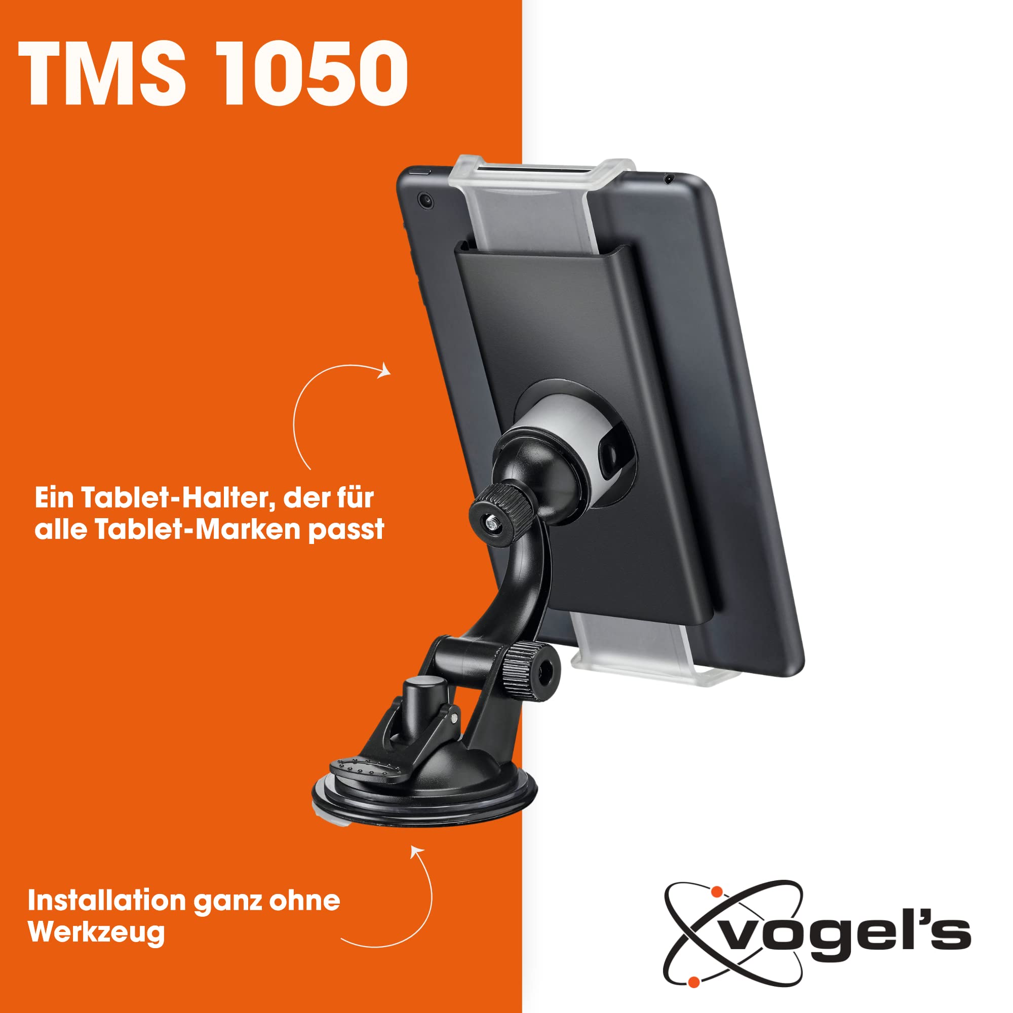 Vogel'S Tablet Ipad Mount, Universal Fit, Adjustable   Tms Series, Tms 1010 Fixed And Rotating Wall Mount For Home