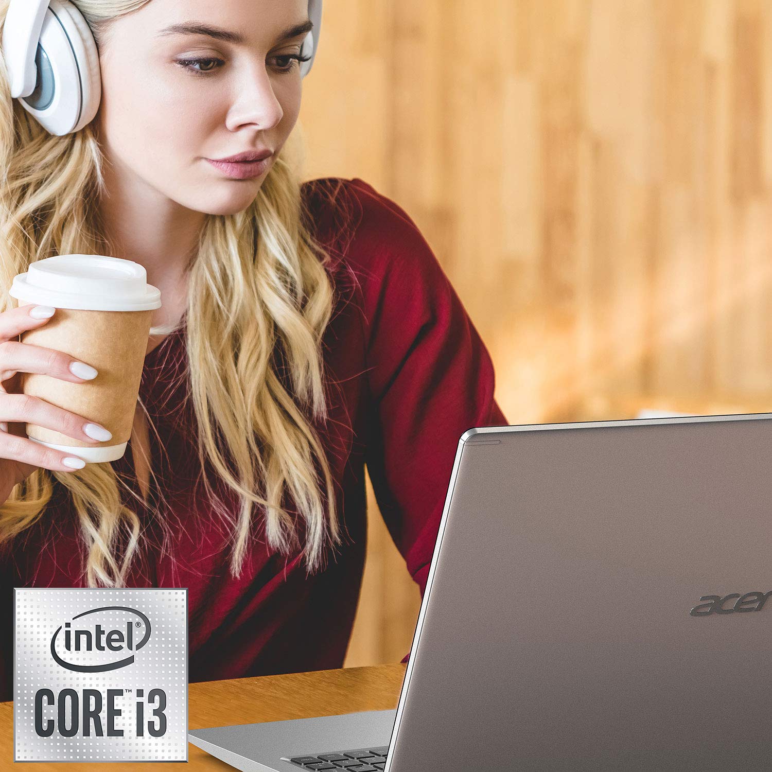 Acer Aspire 5 A515 55 35Se, 15.6'' Full Hd Display, 10Th Gen Intel Core I3 1005G1 Processor, 4Gb Ddr4, 128Gb Nvme Ssd, Intel Wif