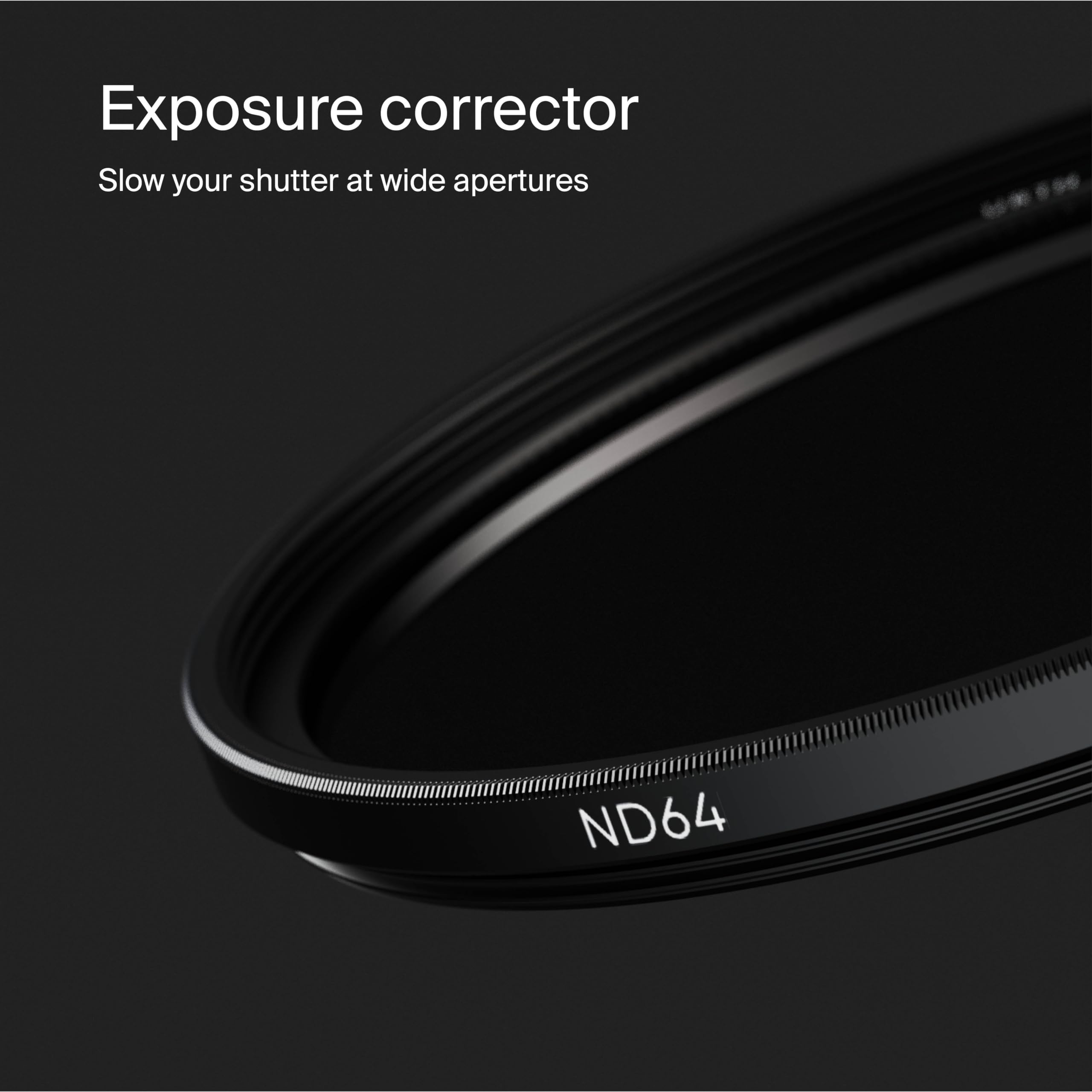 Urth 58Mm Nd64 (6 Stop) Lens Filter (Plus+)   20 Layer Nano Coated, Ultra Slim Neutral Density Camera Lens Exposure Filter