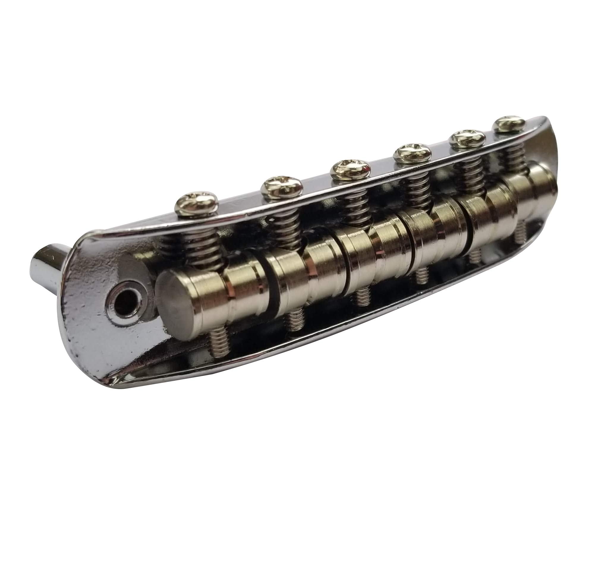 Mustang Bridge W/Large Saddles, Also Fits Fender Jaguar Or Jazzmaster  Chrome