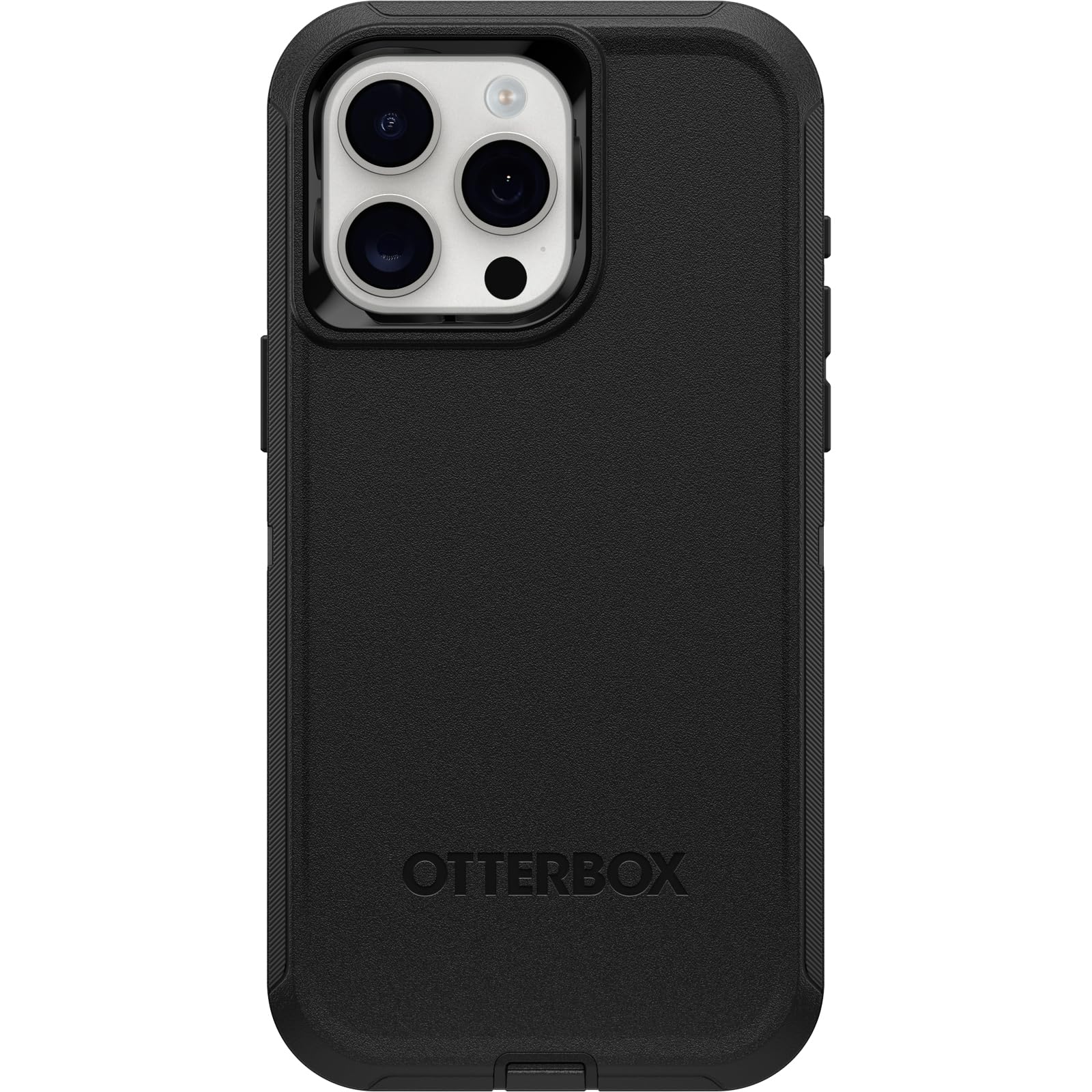 Otterbox Iphone 15 Pro Max (Only) Defender Series Case   Black, Screenless, Rugged & Durable, With Port Protection, Includes Hol