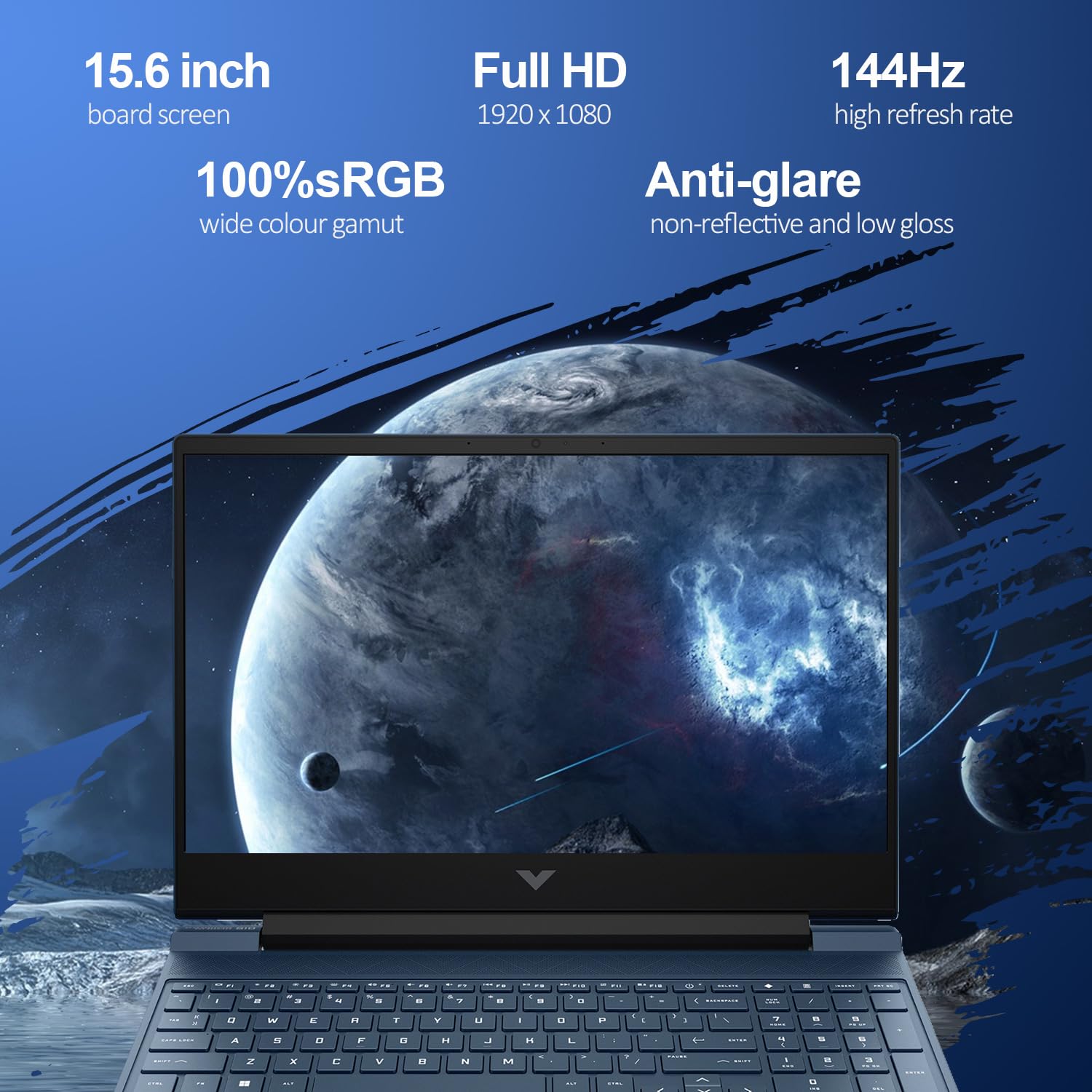 Hp Victus 15.6 I5 Business Gaming Laptop | 15.6'' Fhd 144Hz | Intel Core I5-12450H | Nvidia Geforce Rtx 3050 | 16Gb Ram 1Tb Ssd
