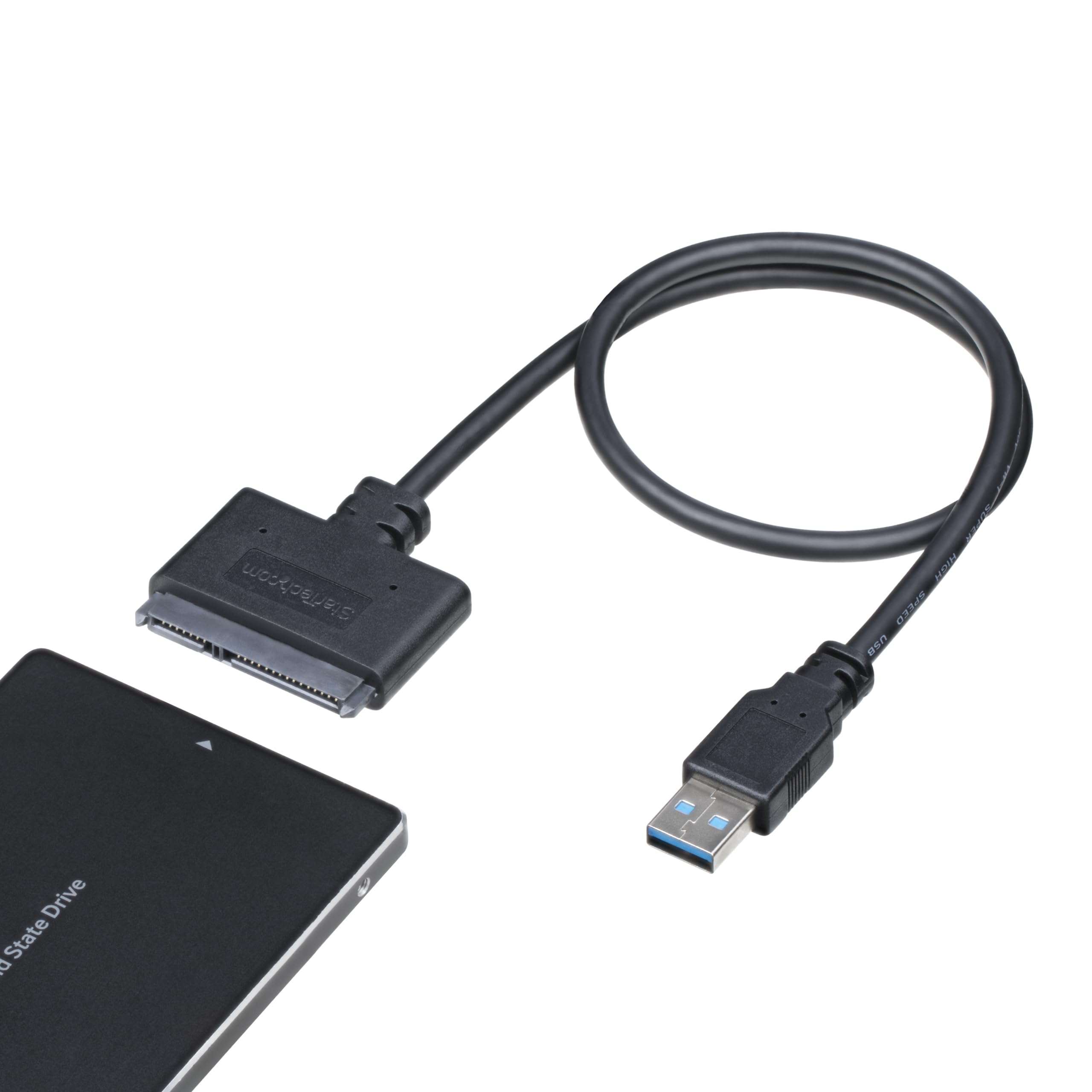 StarTech.com SATA to USB Cable - USB 3.0 to 2.5    SATA III Hard Drive Adapter - External Converter for SSD/HDD Data Transfer (U