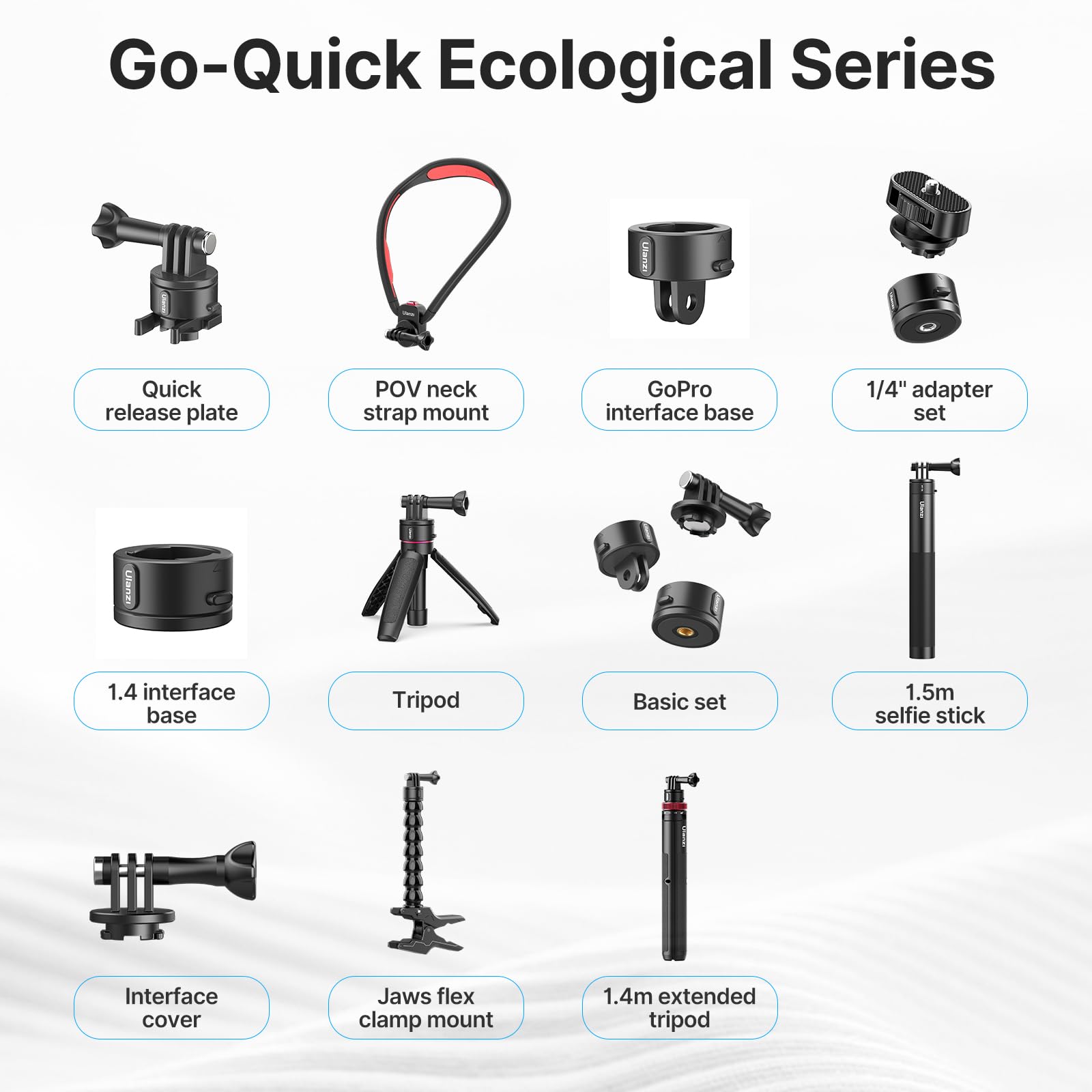 Go Quick Ii To 1/4' Adapter   1/4' Thread Go Quick Ii Base + 1/4' Screw Qr Cover Compatibe With Go Quick Ii Seriese Selfie Stick/Tripod/Monopod/Compact Camera/Phone/Led Video Light