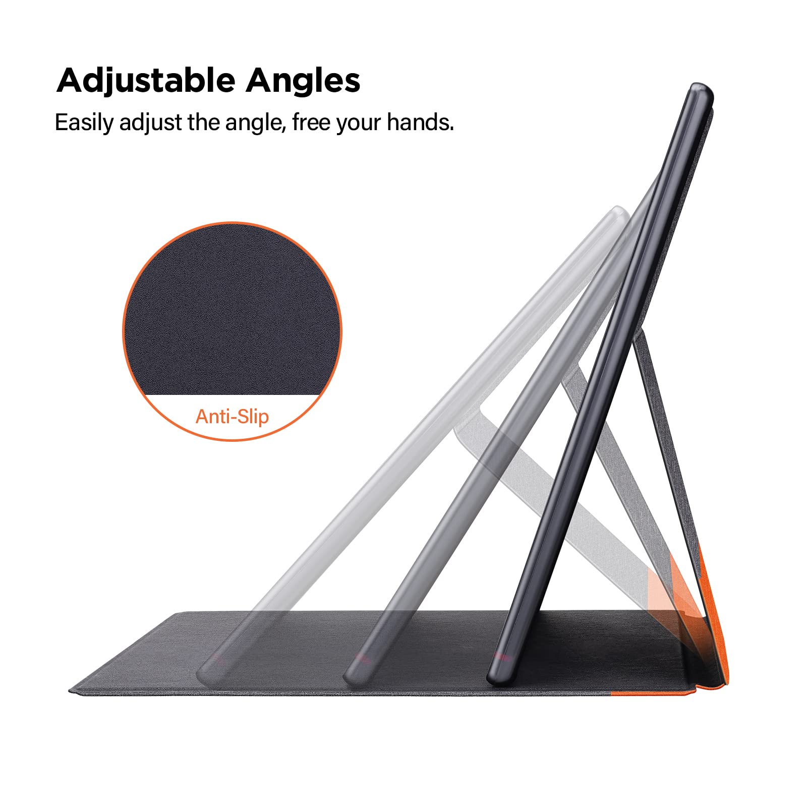 Ayotu Case For Onyx Boox Note Air 1/Note Air 2/Air 2 Plus 10.3'' Paper Tablet, Auto Sleep/Wake, Durable Fabric Folio Cover With