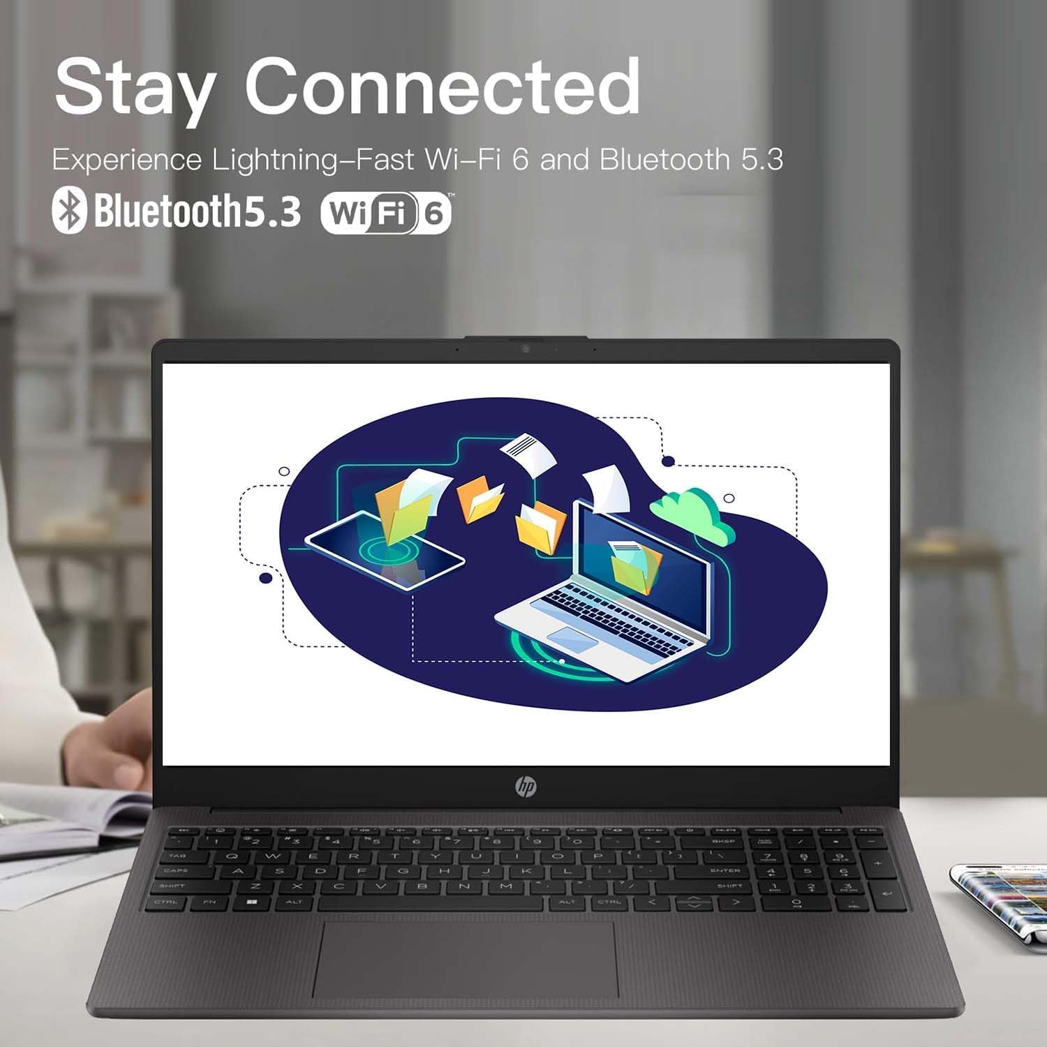 Hp 15.6'' Fhd Laptop For Students And Home Use, 16Gb Ram, 512Gb Ssd, Reliable Amd Processor, Fast Wi-Fi 6, Ethernet Rj-45, Sd Ca