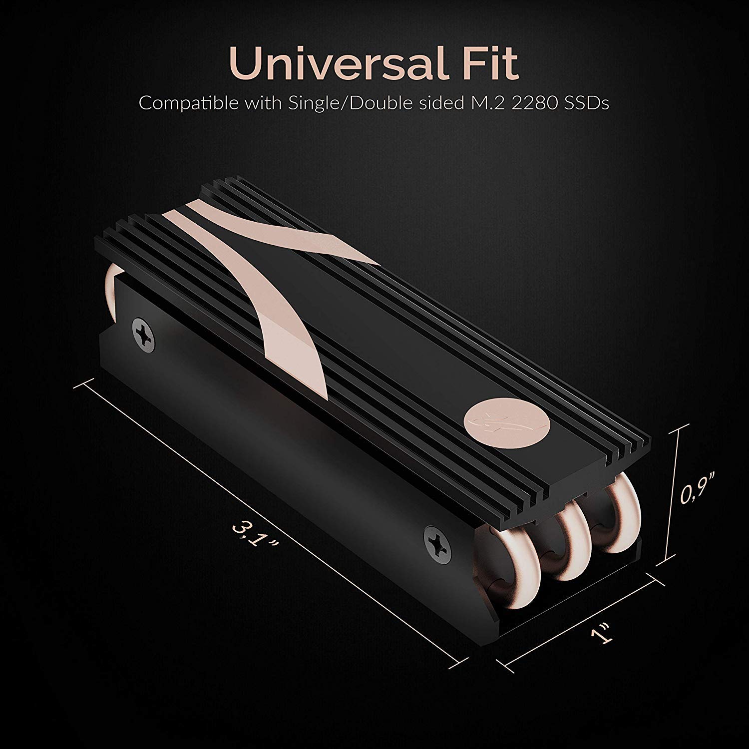 Sabrent M.2 2280 Ssd Rocket Heatsink (Sb Htsk)