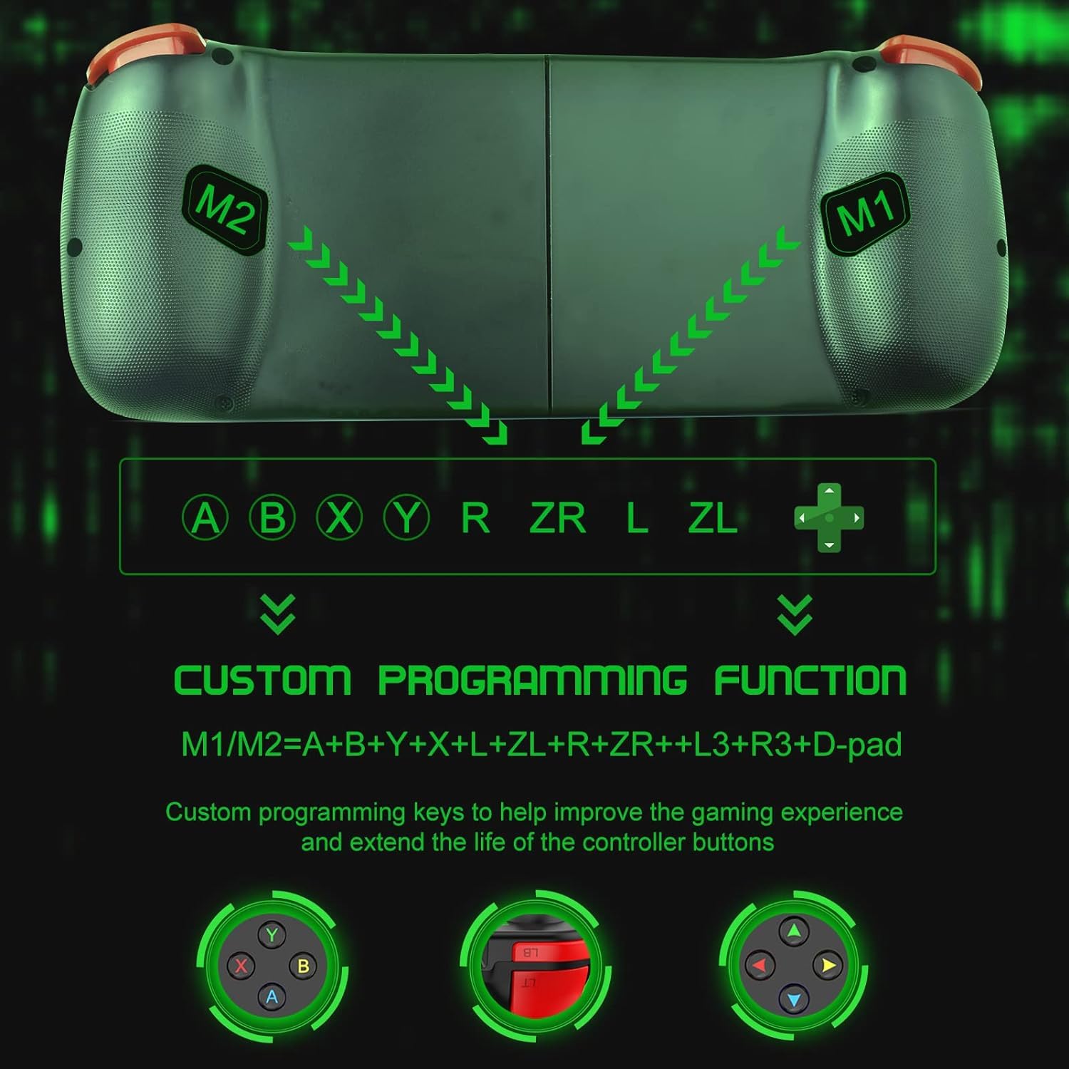 Bluetooth Mobile Game Controller,Stretchable Wireless Phone Gamepad,Shooter Sensitive Controller Joysticks Gamepad Support For P