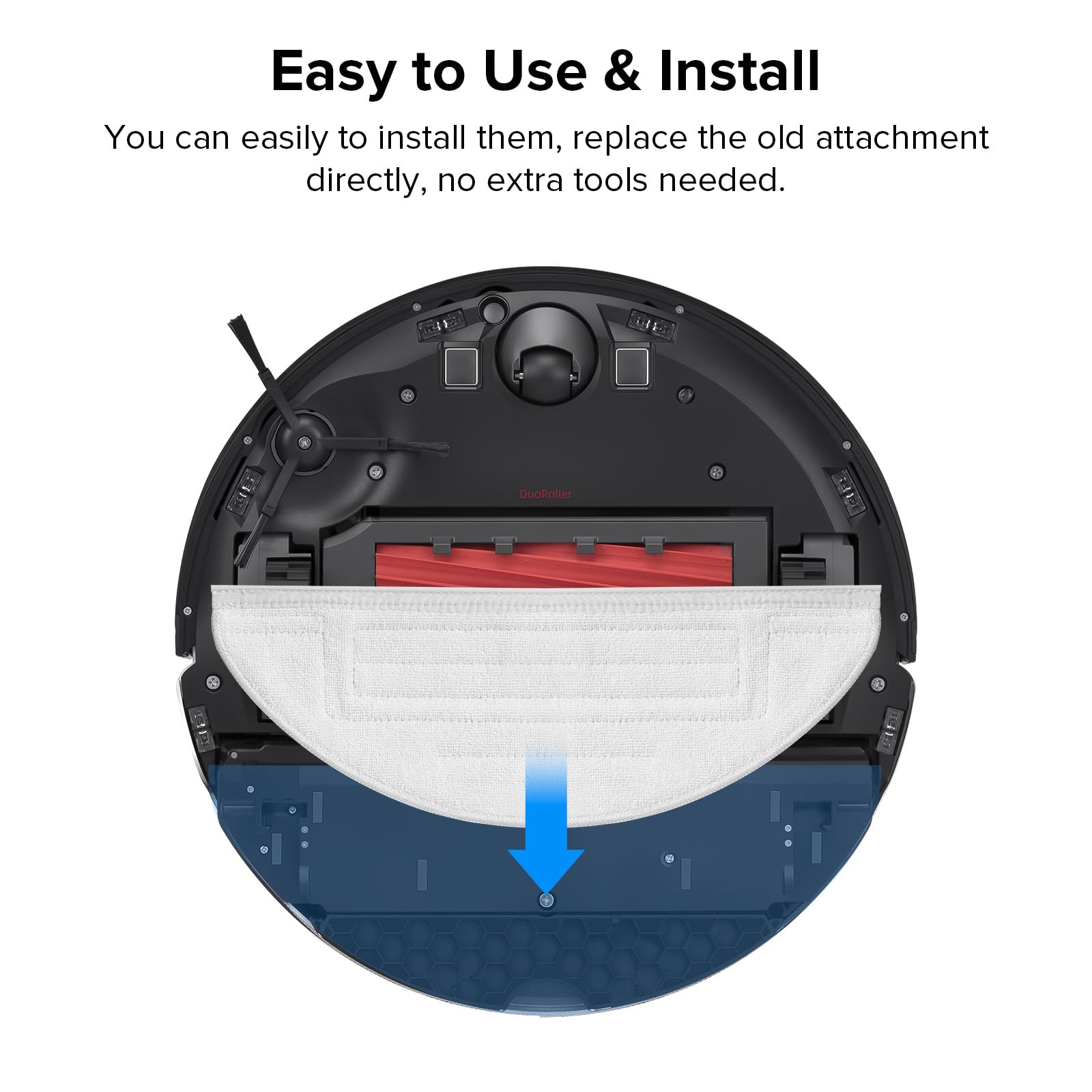 Roborock Mop Cloth For S8+&S8&S7&S7+&S7 Maxv&S7 Maxv Plus&S7 Maxv Ultra Robot Vacuum(2 Pcs)