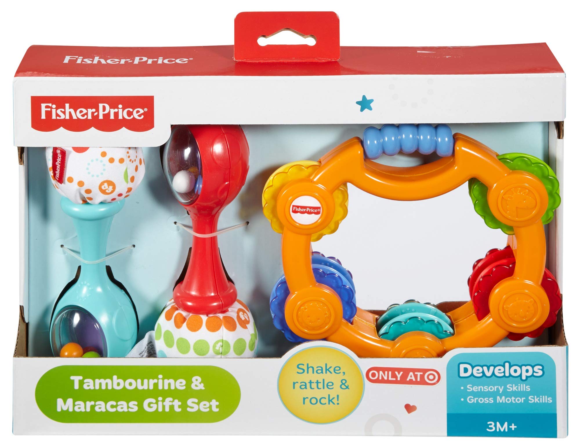 Fisher-Price Tambourine & Maracas Gift Set