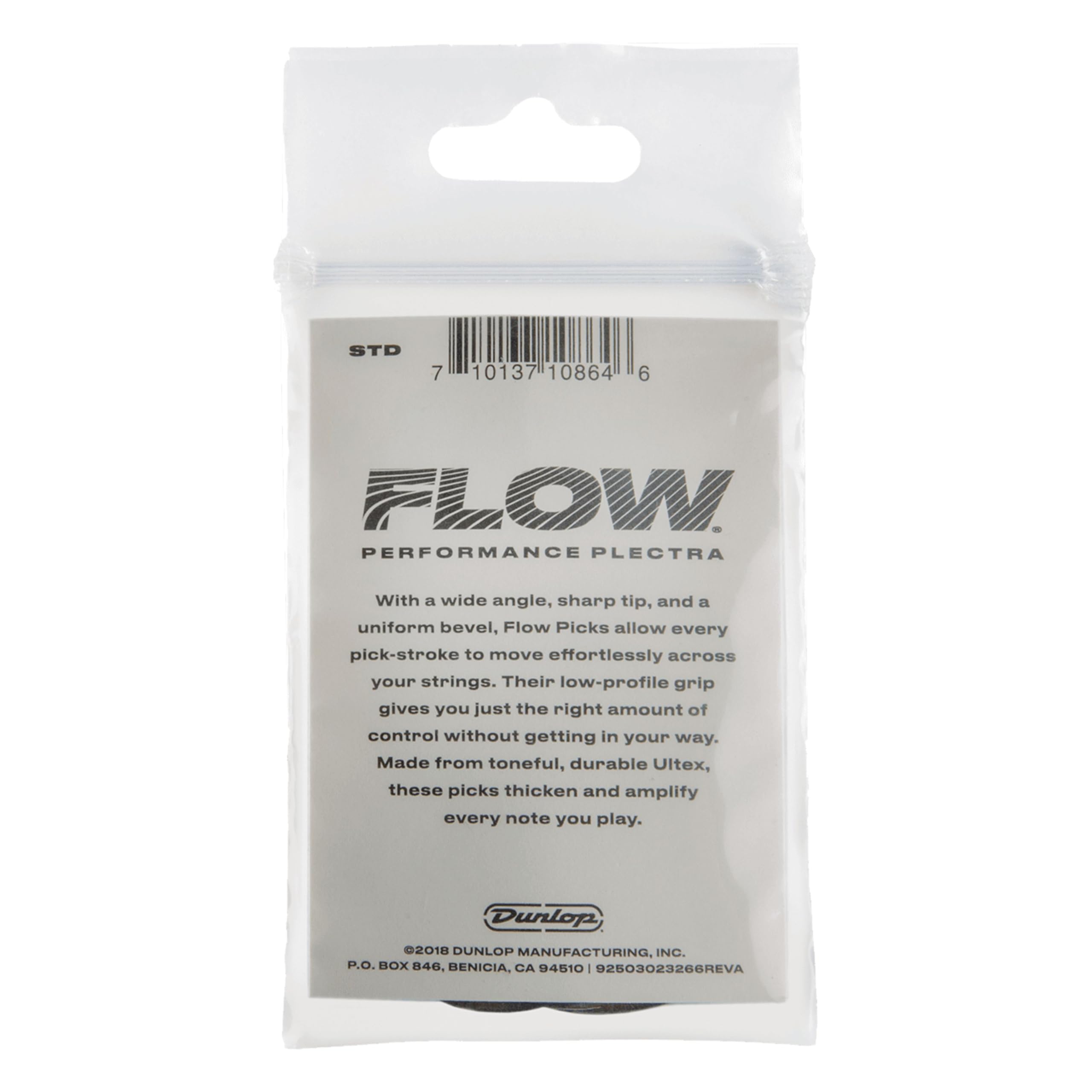 Jim Dunlop Flow Standard Grip 1.5Mm Guitar Picks (549P1.5)