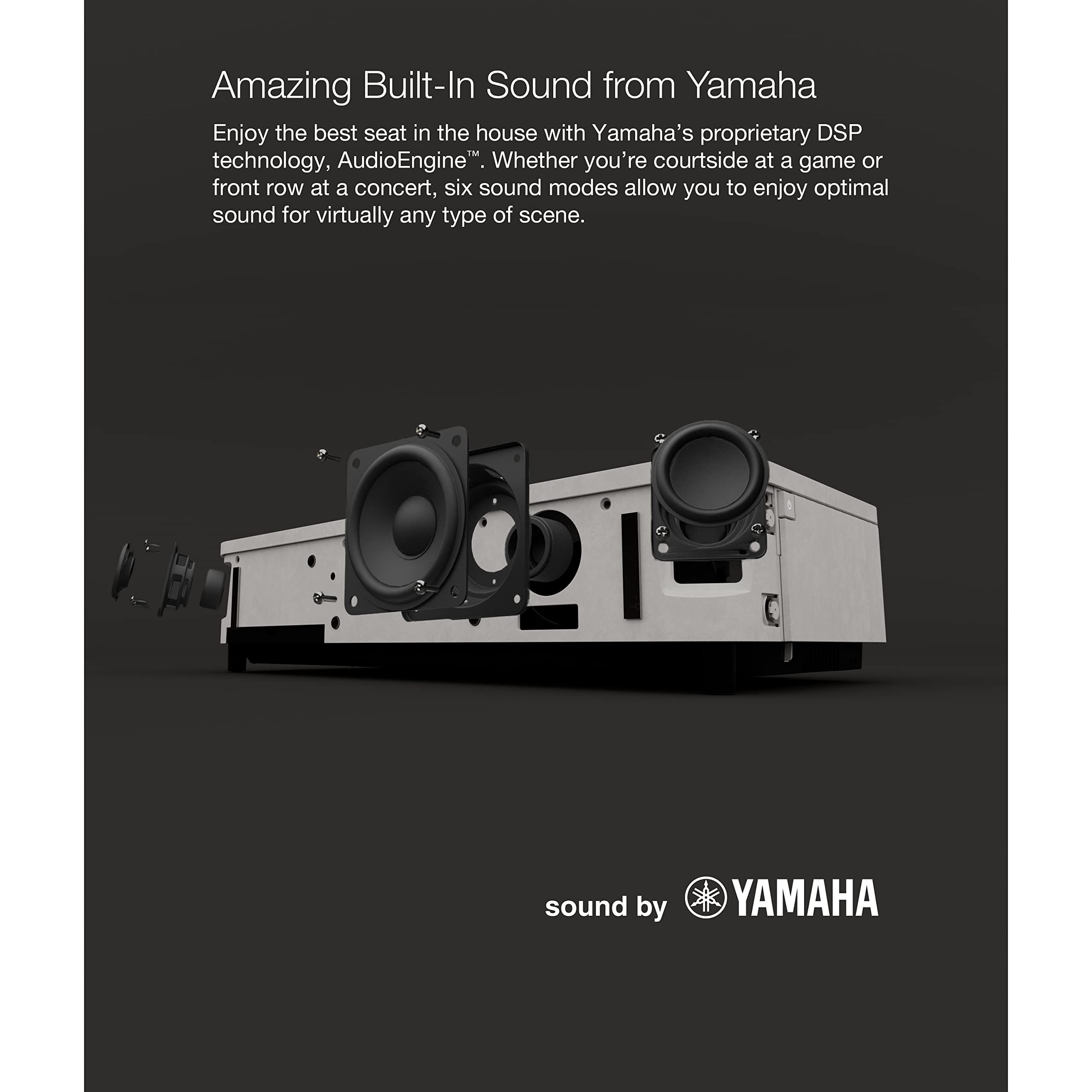 Epson Epiqvision Ultra Ls800 Ultra Short Throw 3 Chip 3Lcd Smart Streaming Laser Projector, 4,000 Lumens, 4K Pro Uhd, Hdr, 150', Android Tv, 2.1Ch Yamaha Built In Speakers   White