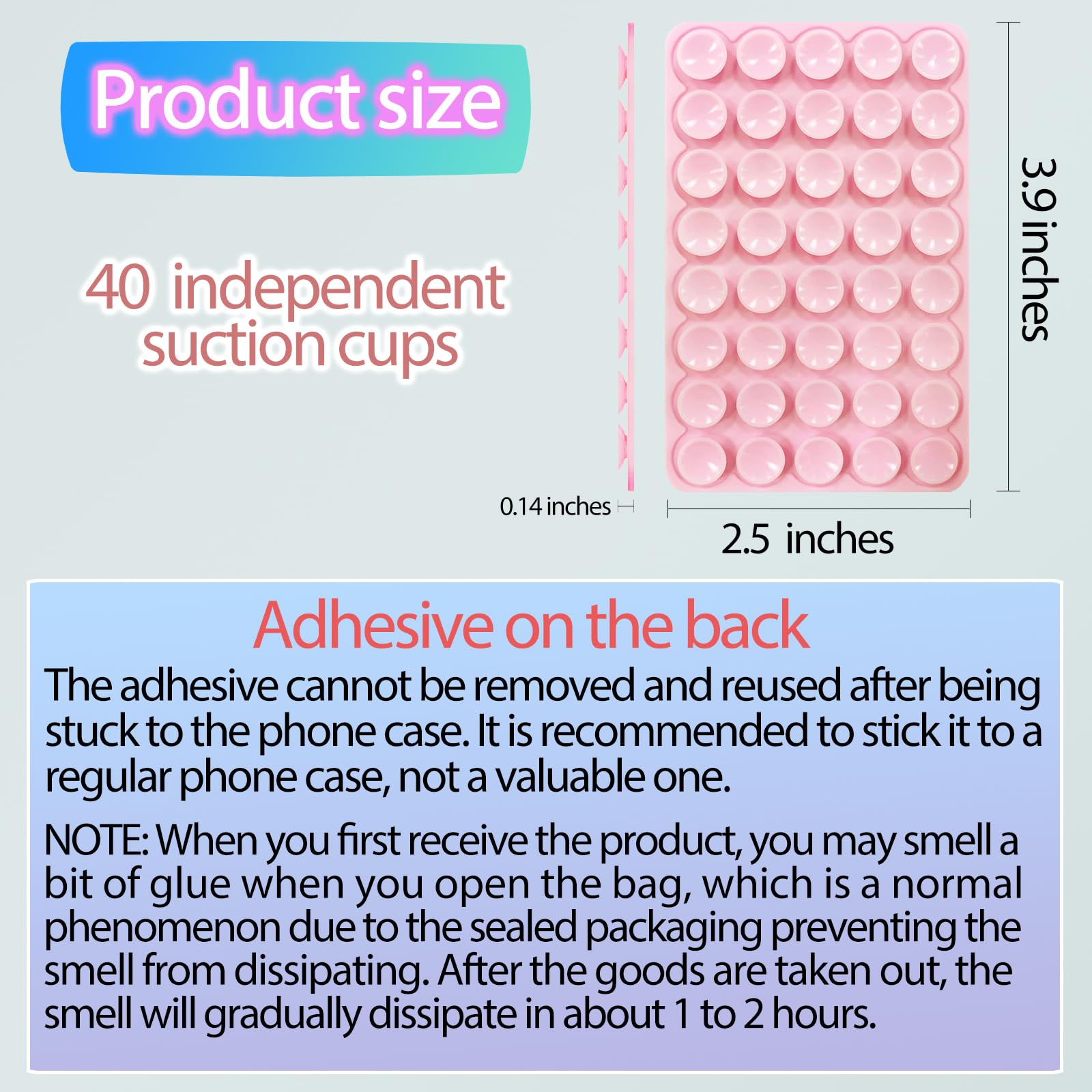 Qxbbox Silicone Suction Cup Phone Case Mount, Hands-Free Strong Grip Holder For Selfies And Videos, Silicon Adhesive Phone Stand