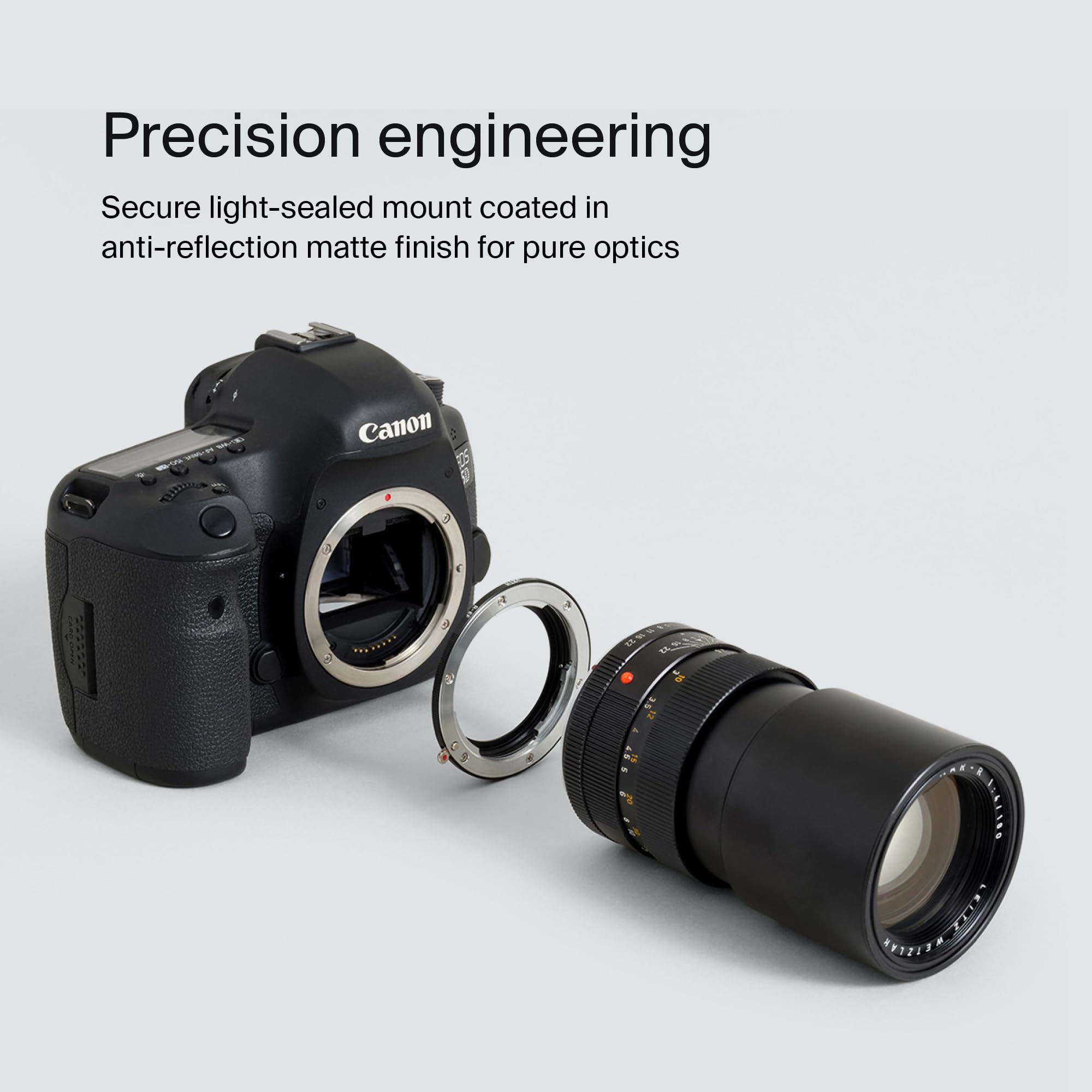 Urth Lens Mount Adapter: Compatible With Leica R Lens To (Ef/Ef S) Camera Body