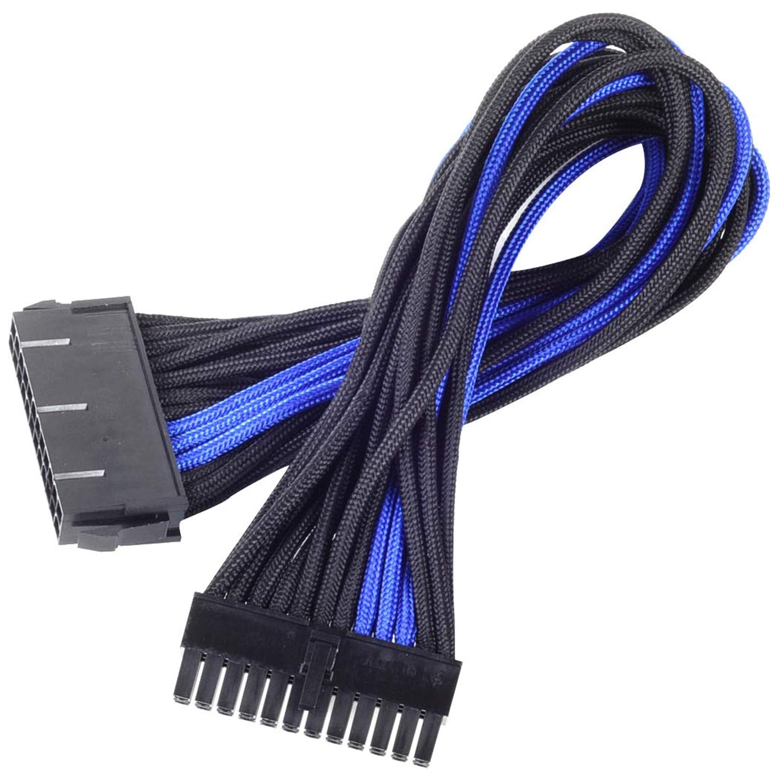 Silverstone Sleeved Extension Power Supply Cable with 1 x Motherboard 24 Pin Connector (PP07-MBBA)