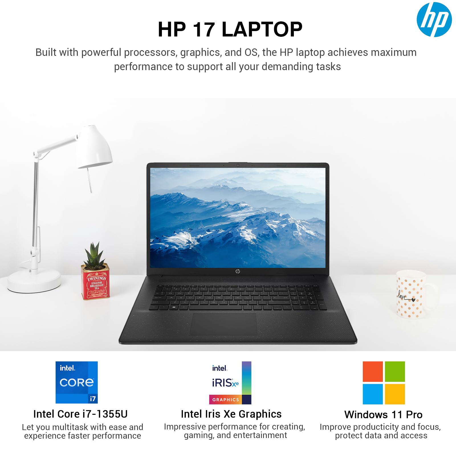 Hp 17 Laptop Computer, 17.3 Inch Fhd Business Laptop Pc, Intel Core I7 (10 Cores), 32Gb Ram 1Tb Ssd+512Gb Docking Set, Windows 1